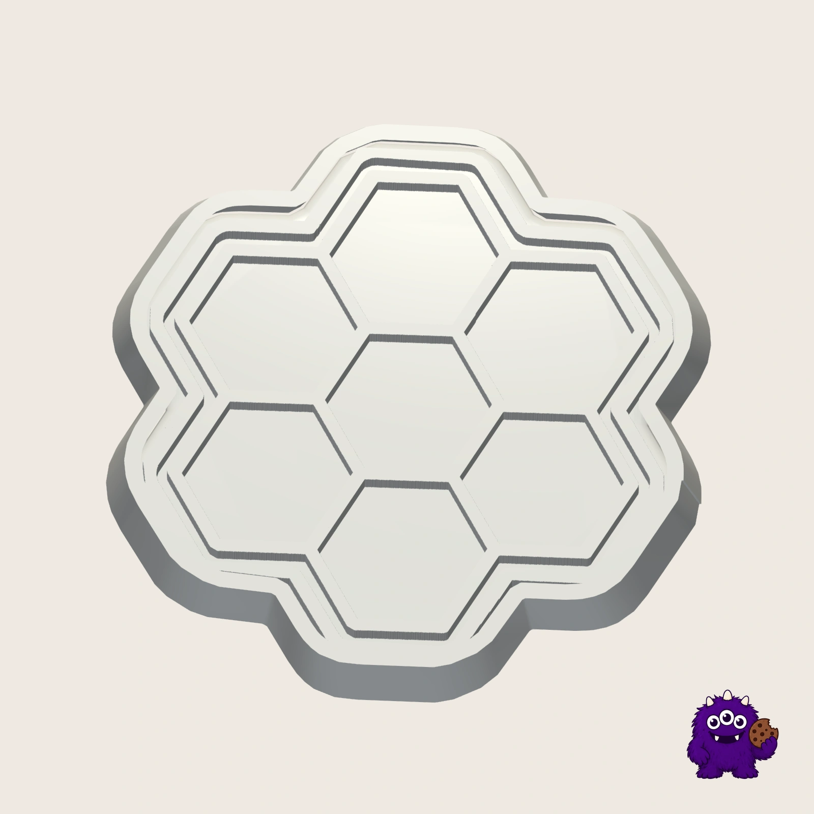 Honeycomb Cookie Cutter alternate view