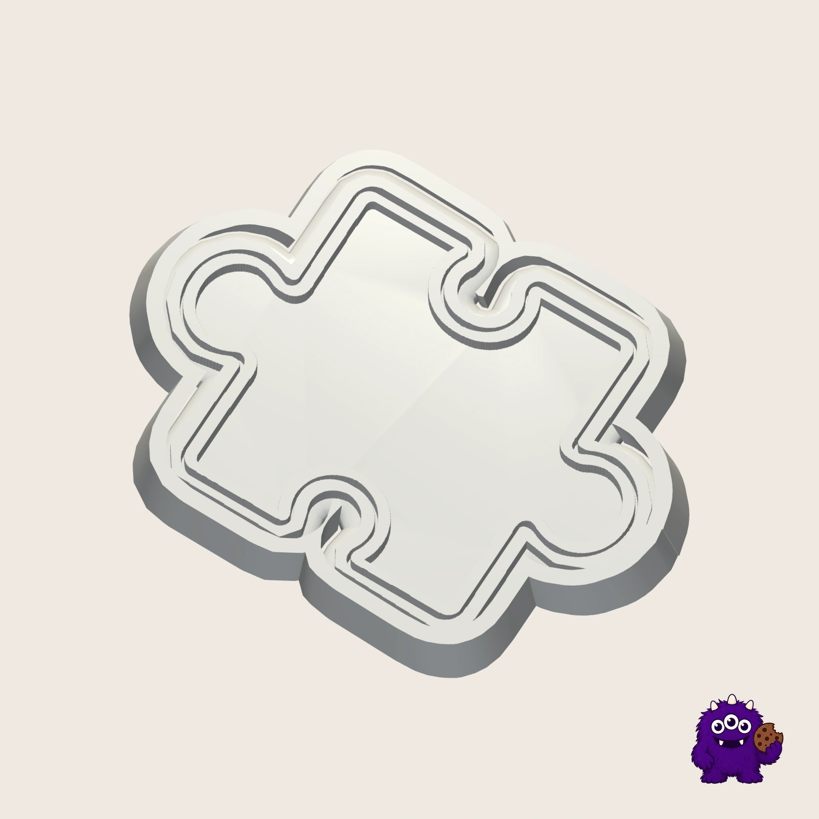 Puzzle Cookie Cutter alternate view