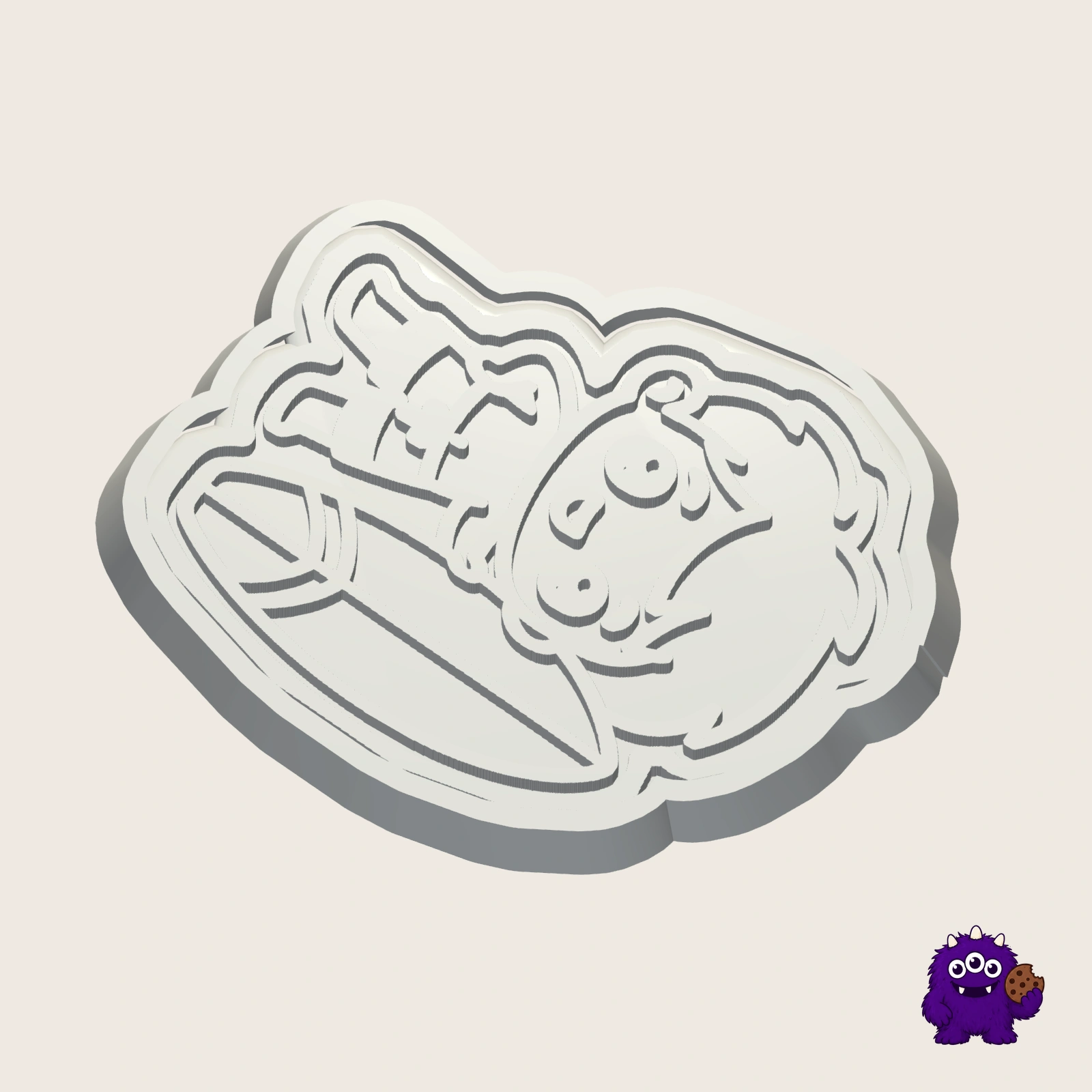 Surfboard Cookie Cutter alternate view