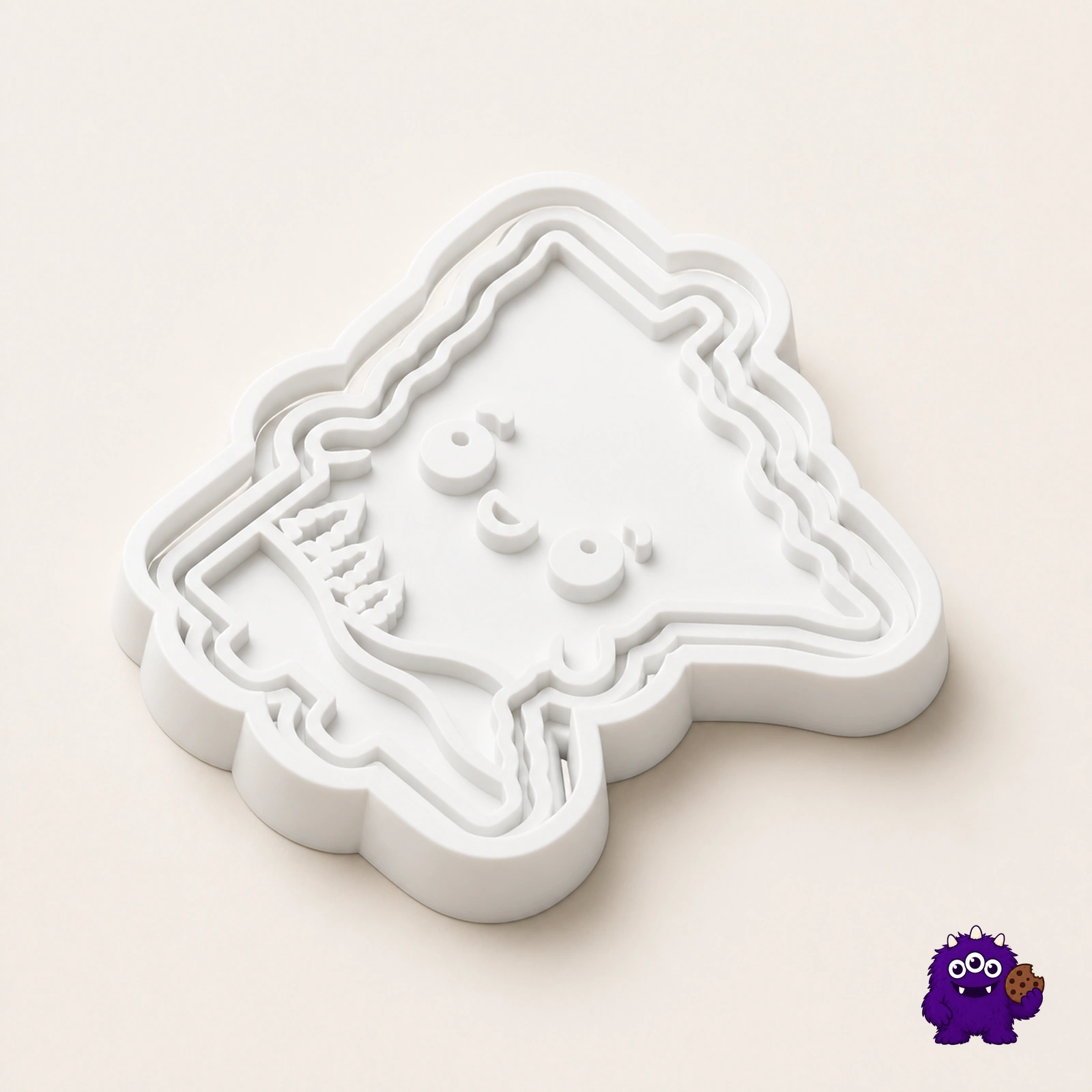Detailed Minnesota cookie cutter angled construction view