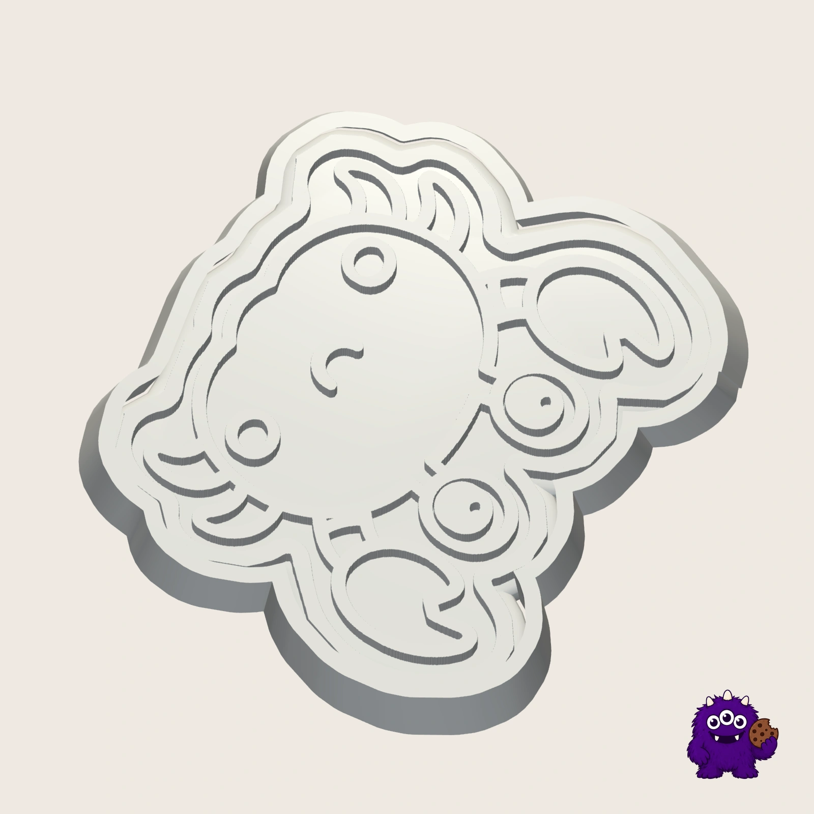 Crab Cookie Cutter alternate view