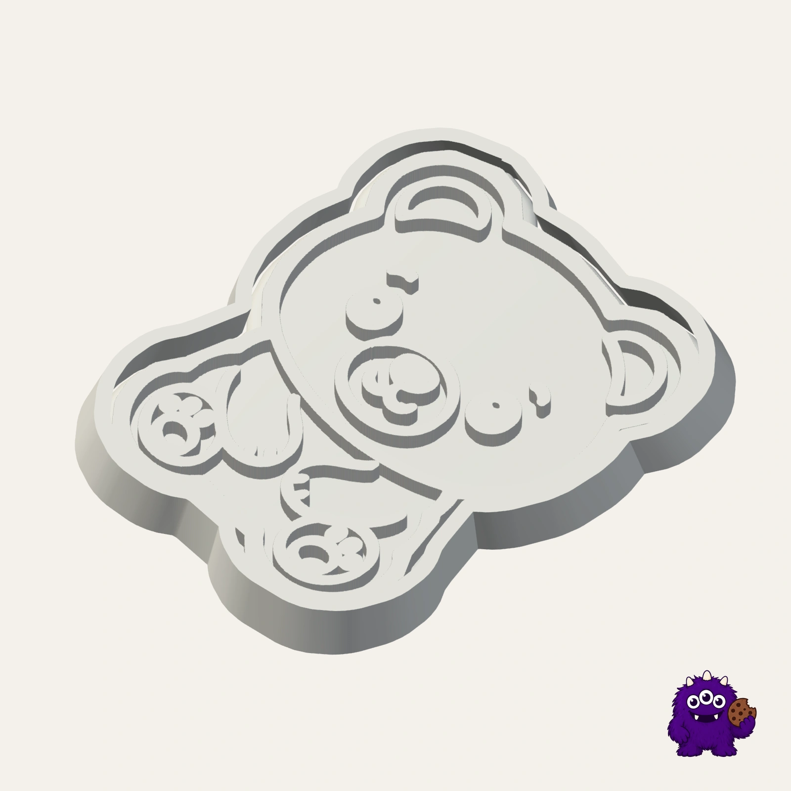 Polar Bear Cookie Cutter product view
