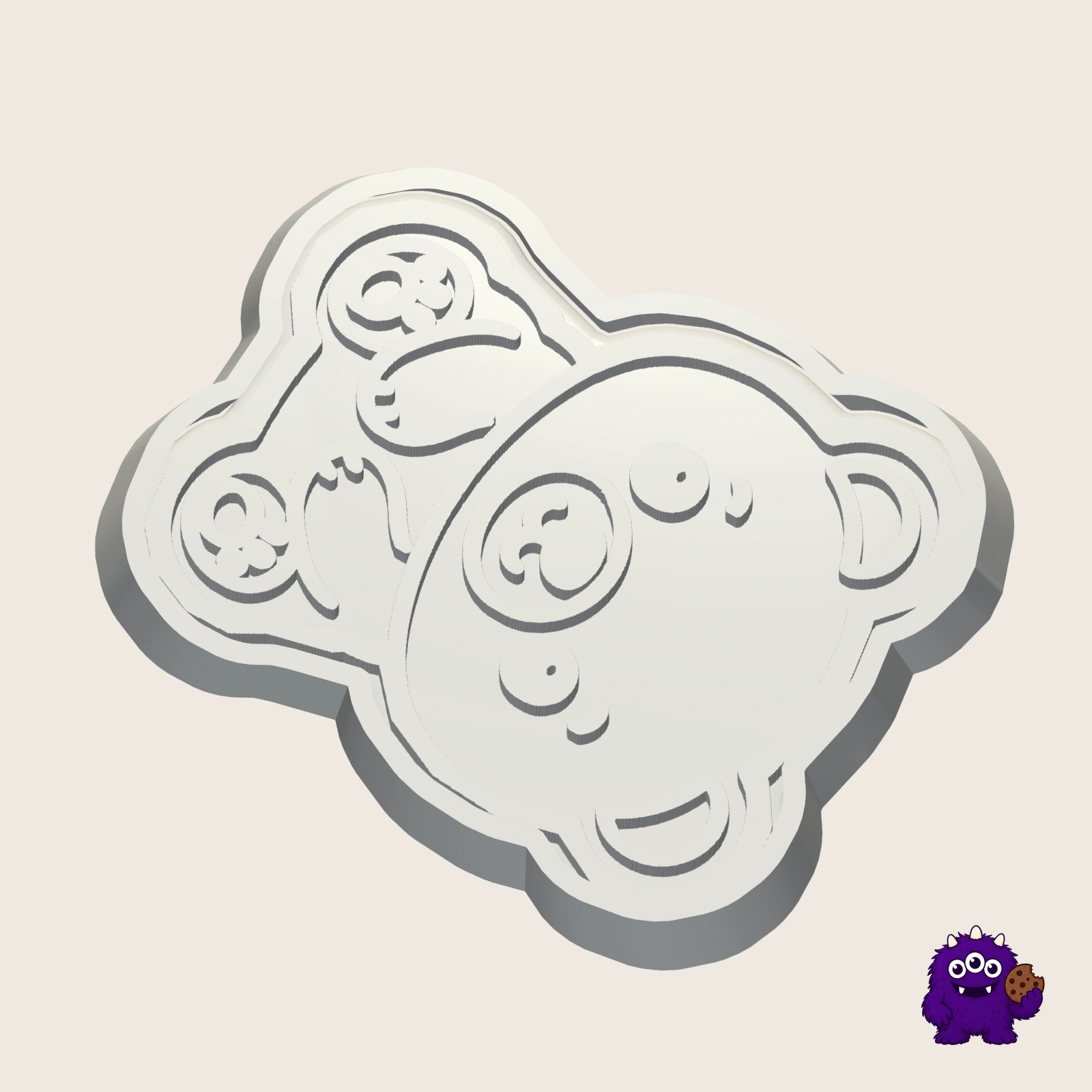 Polar Bear Cookie Cutter alternate view