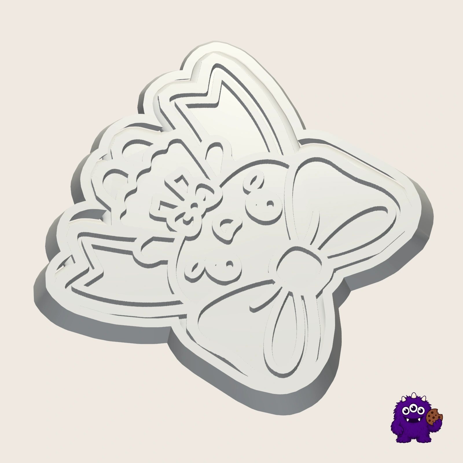 Ribbon Cookie Cutter alternate view