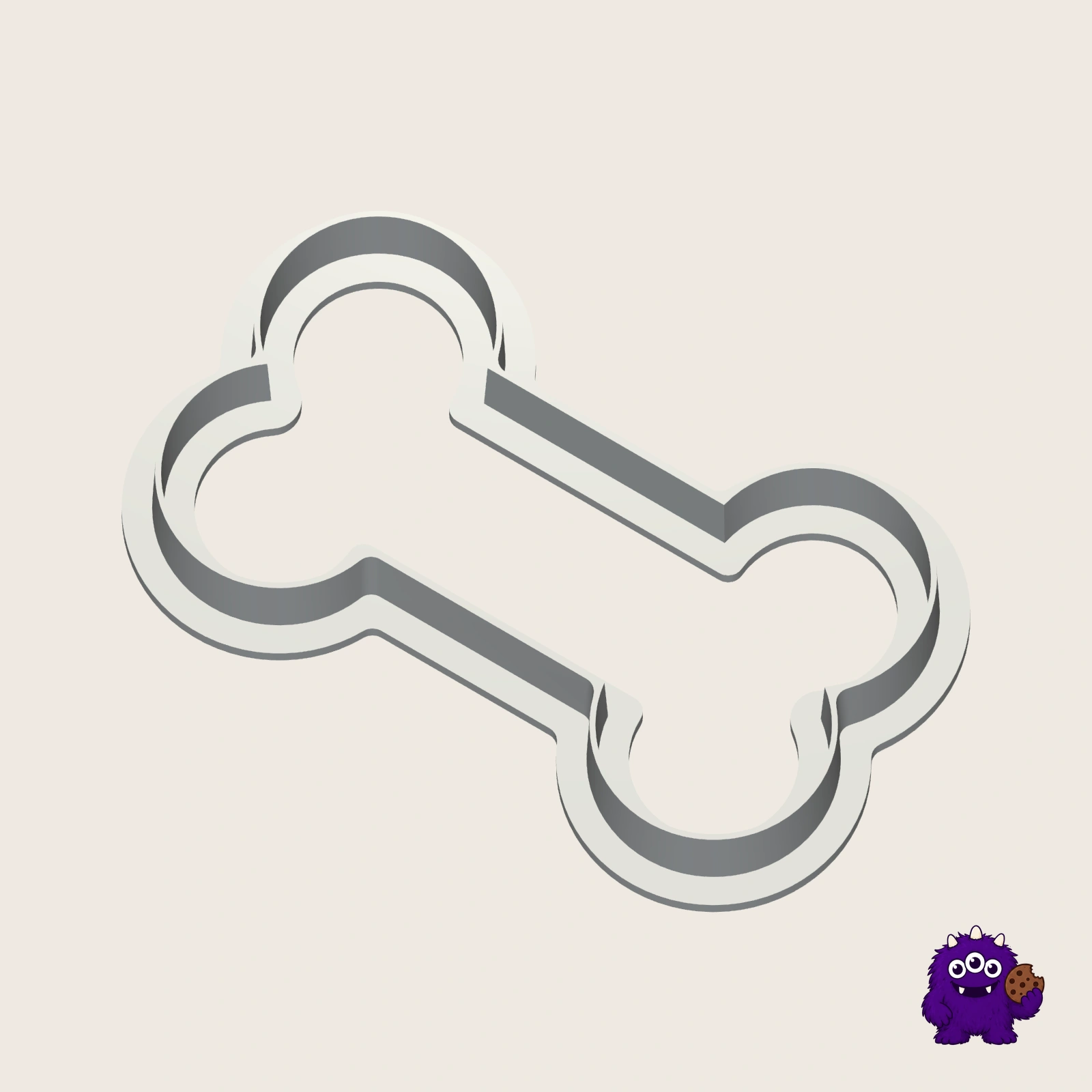 Bone Cookie Cutter alternate view