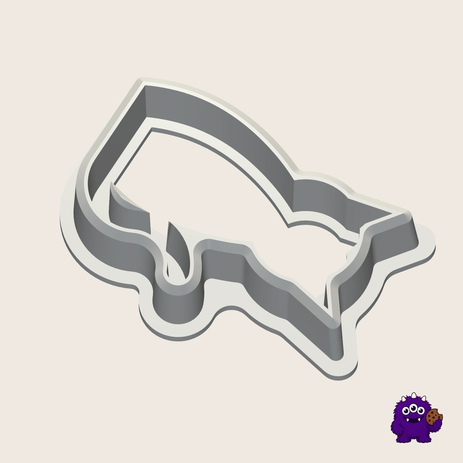 Cat Cookie Cutter alternate view