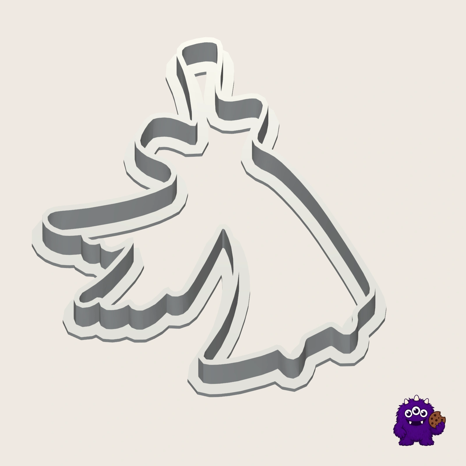 Nativity Angel Cookie Cutter alternate view