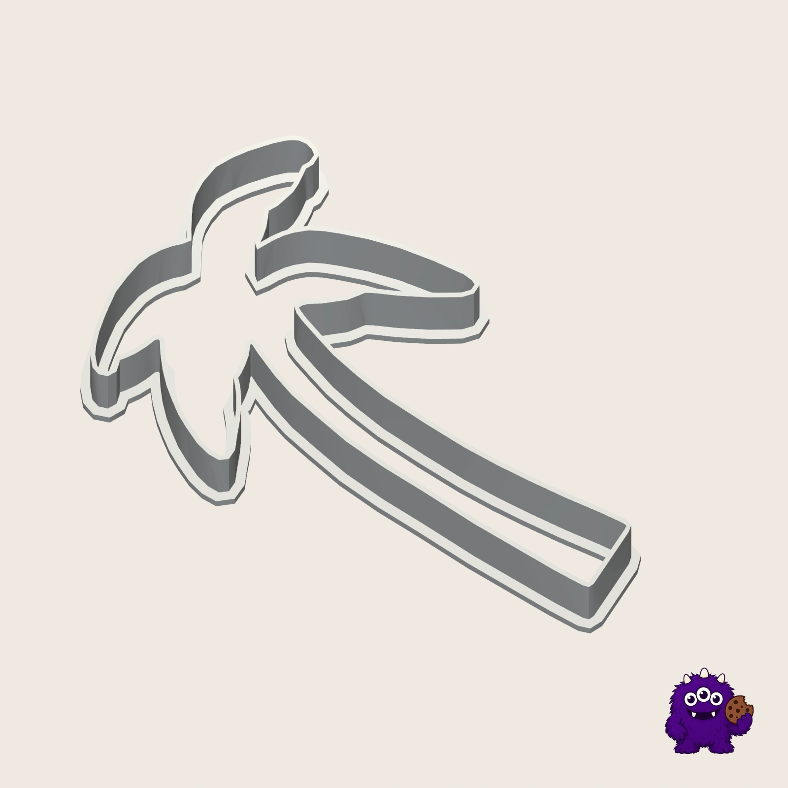 Nativity Palm Tree Cookie Cutter alternate view