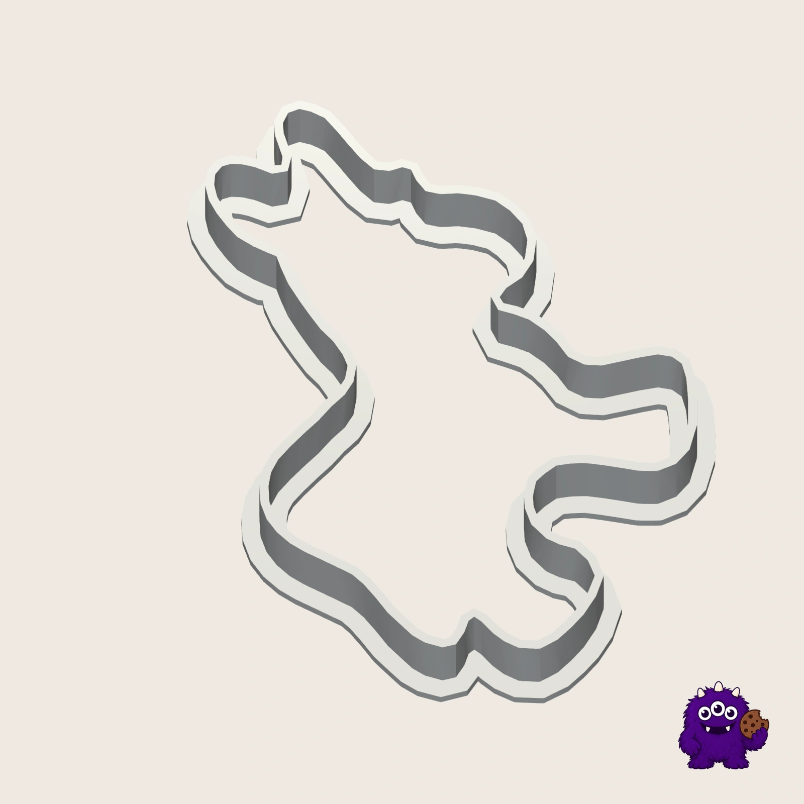Nativity Donkey Cookie Cutter alternate view