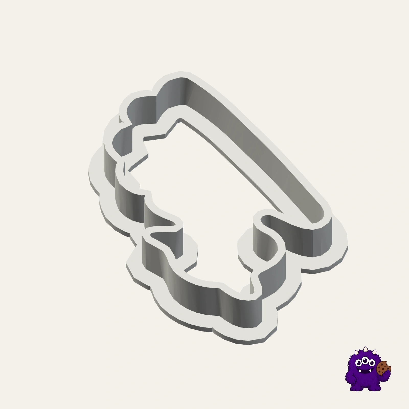 Nativity Sheep Cookie Cutter product view