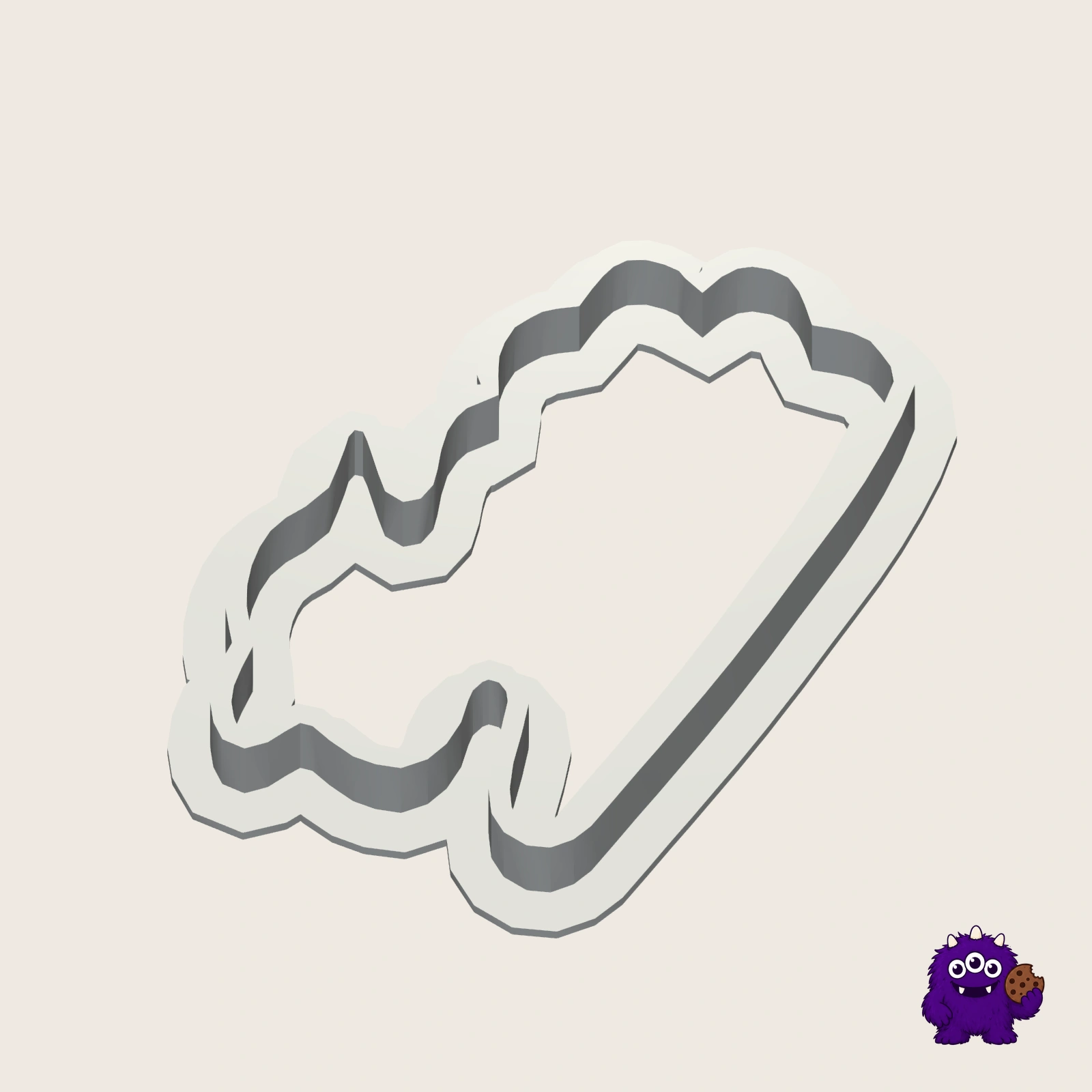 Nativity Sheep Cookie Cutter alternate view