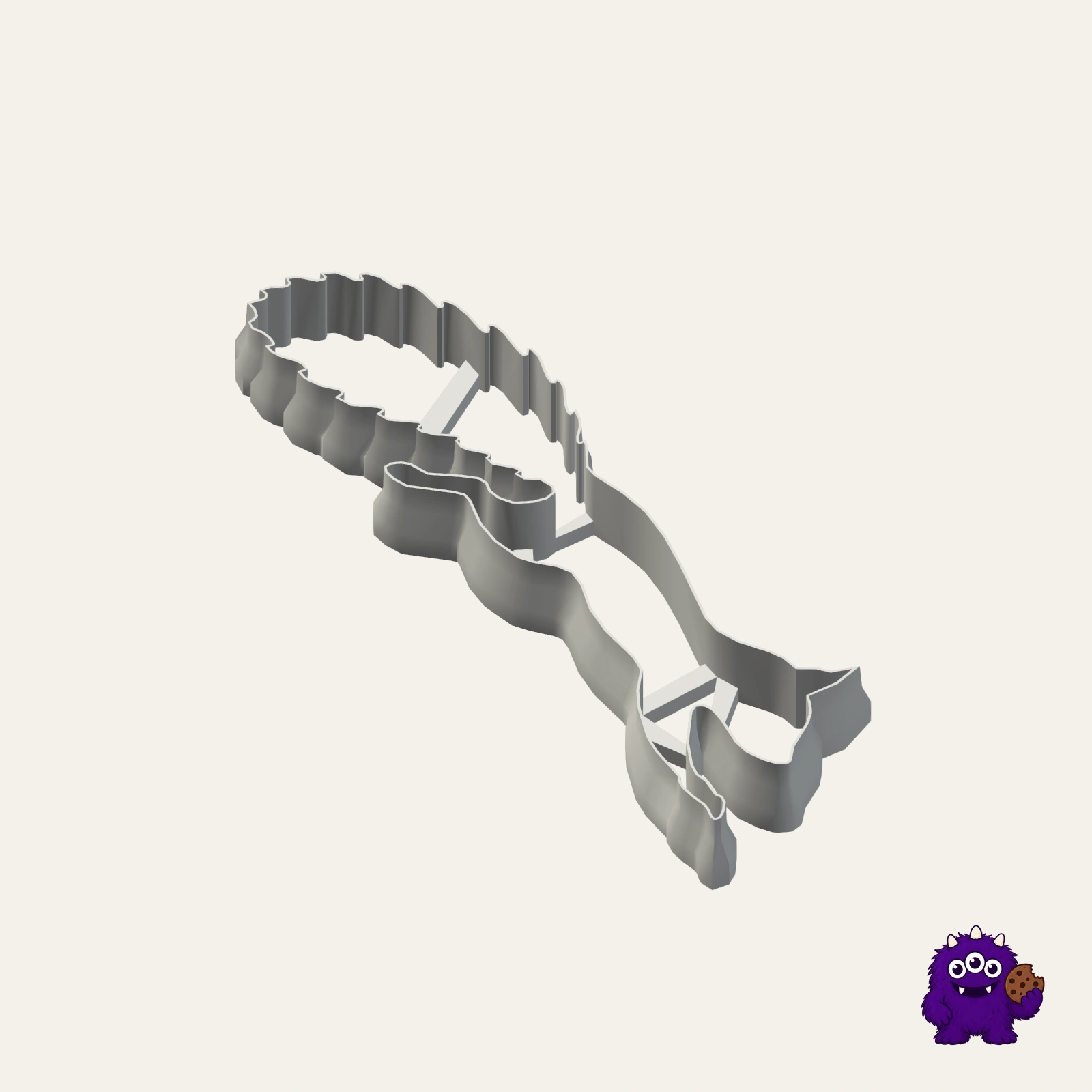 Running Squirrel Cookie Cutter product view