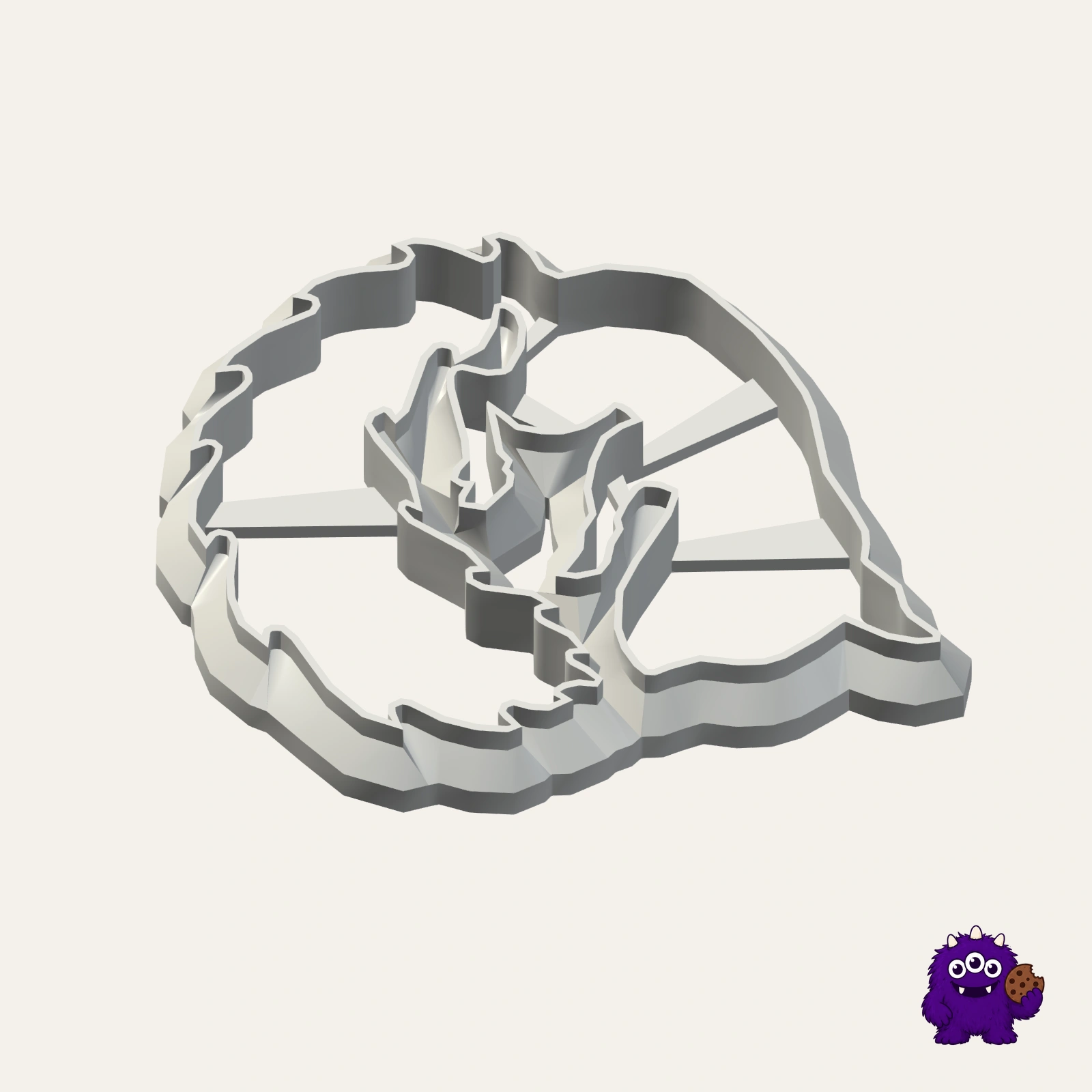 Sleeping Squirrel Cookie Cutter product view
