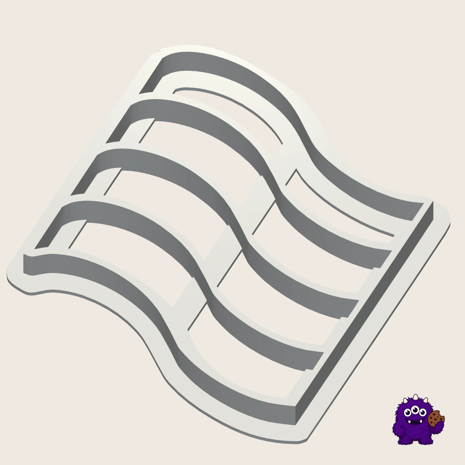 Bacon Cookie Cutter alternate view