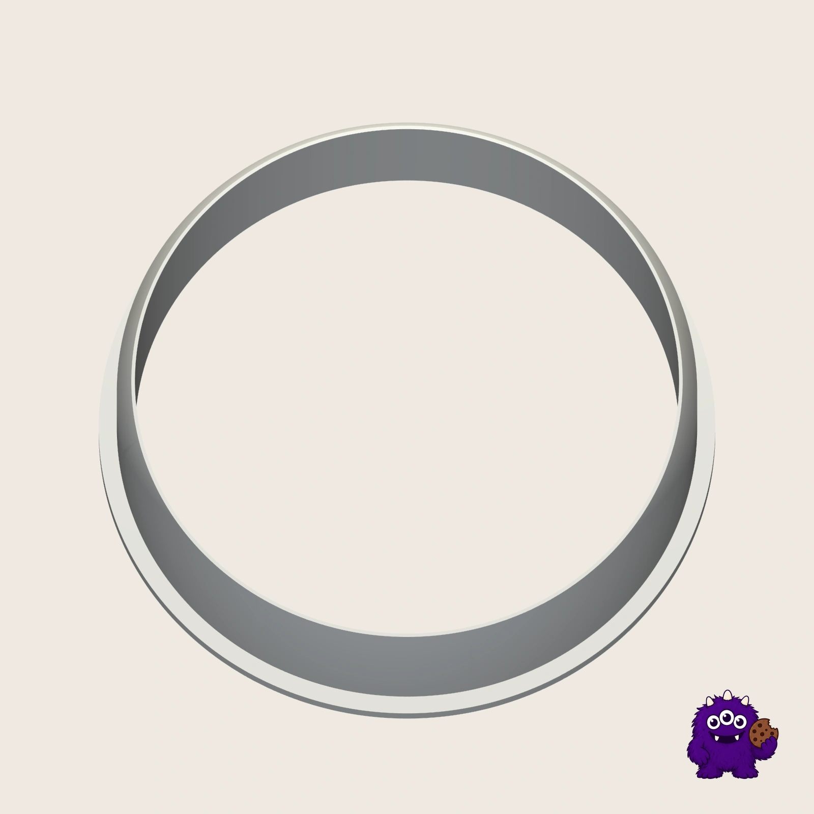 Simple Round Cookie Cutter alternate view