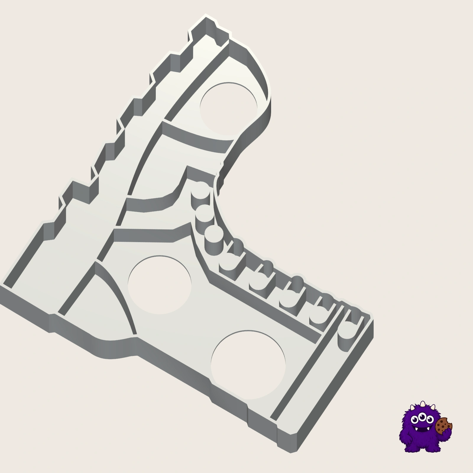 Military Boot Cookie Cutter alternate view