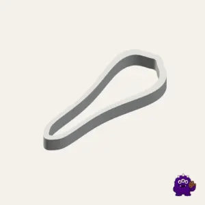 Slim Tooth Cookie Cutter product view