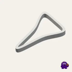 Pointed Tooth Cookie Cutter product view