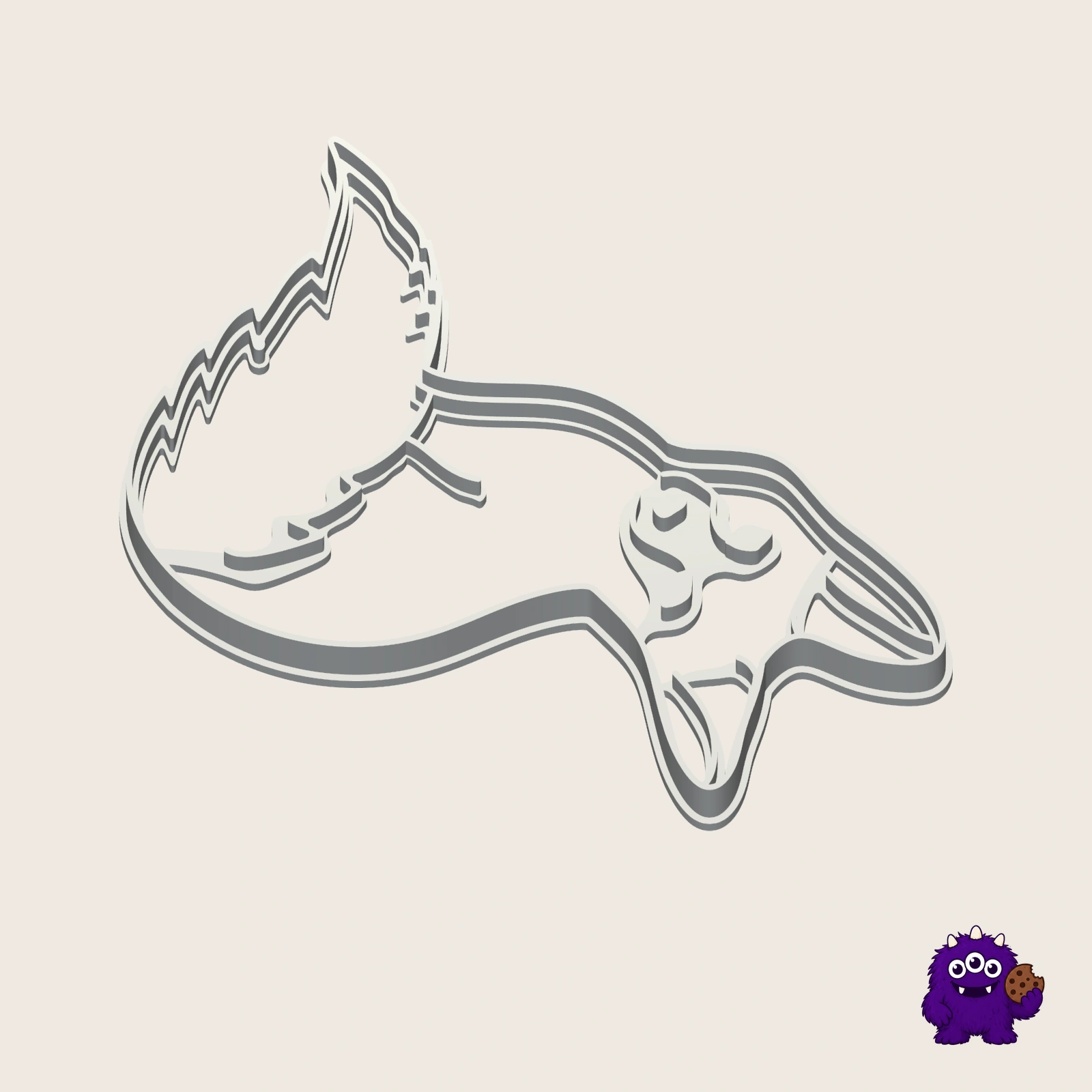 Fox Cookie Cutter alternate view