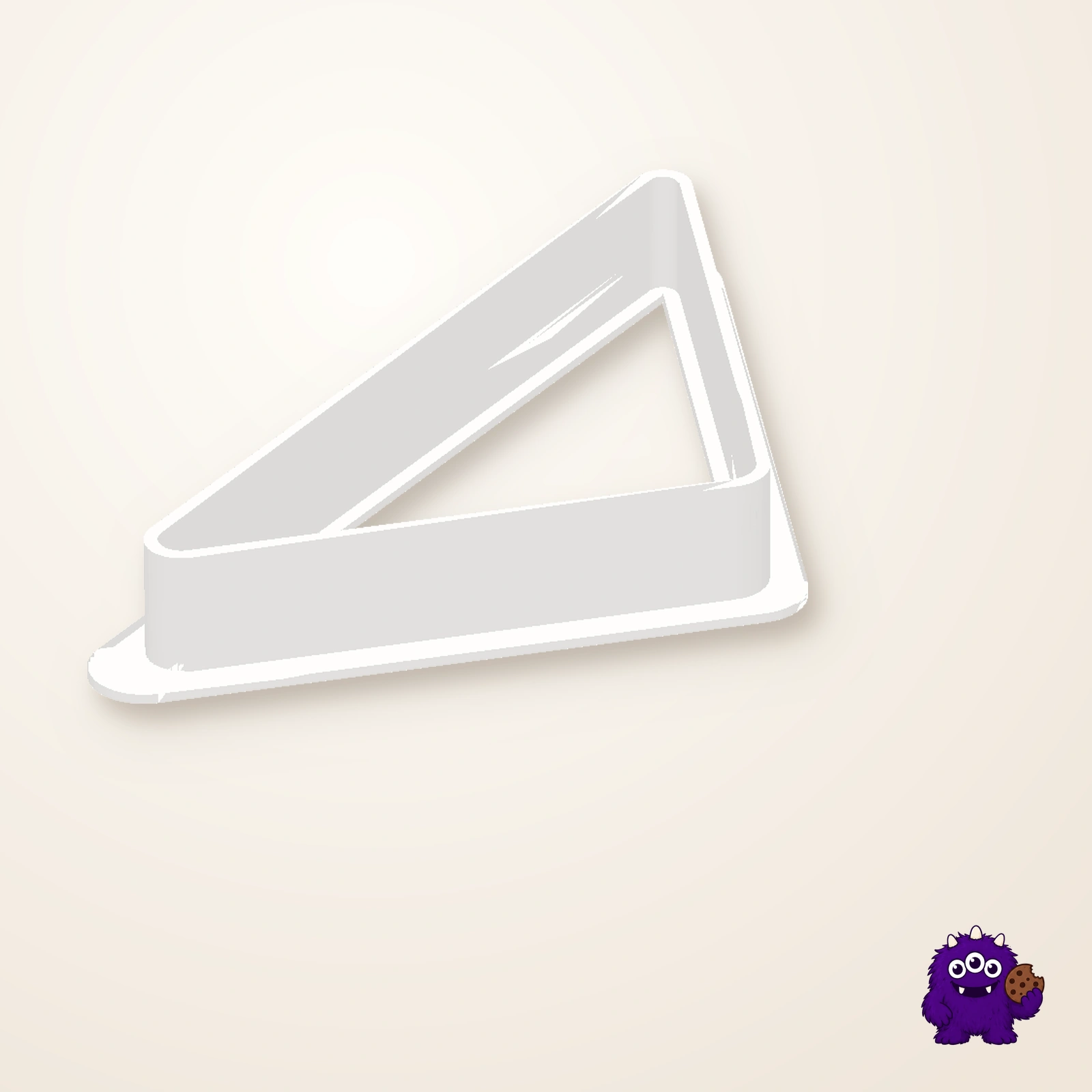 Narrow Triangle Cookie Cutter alternate view