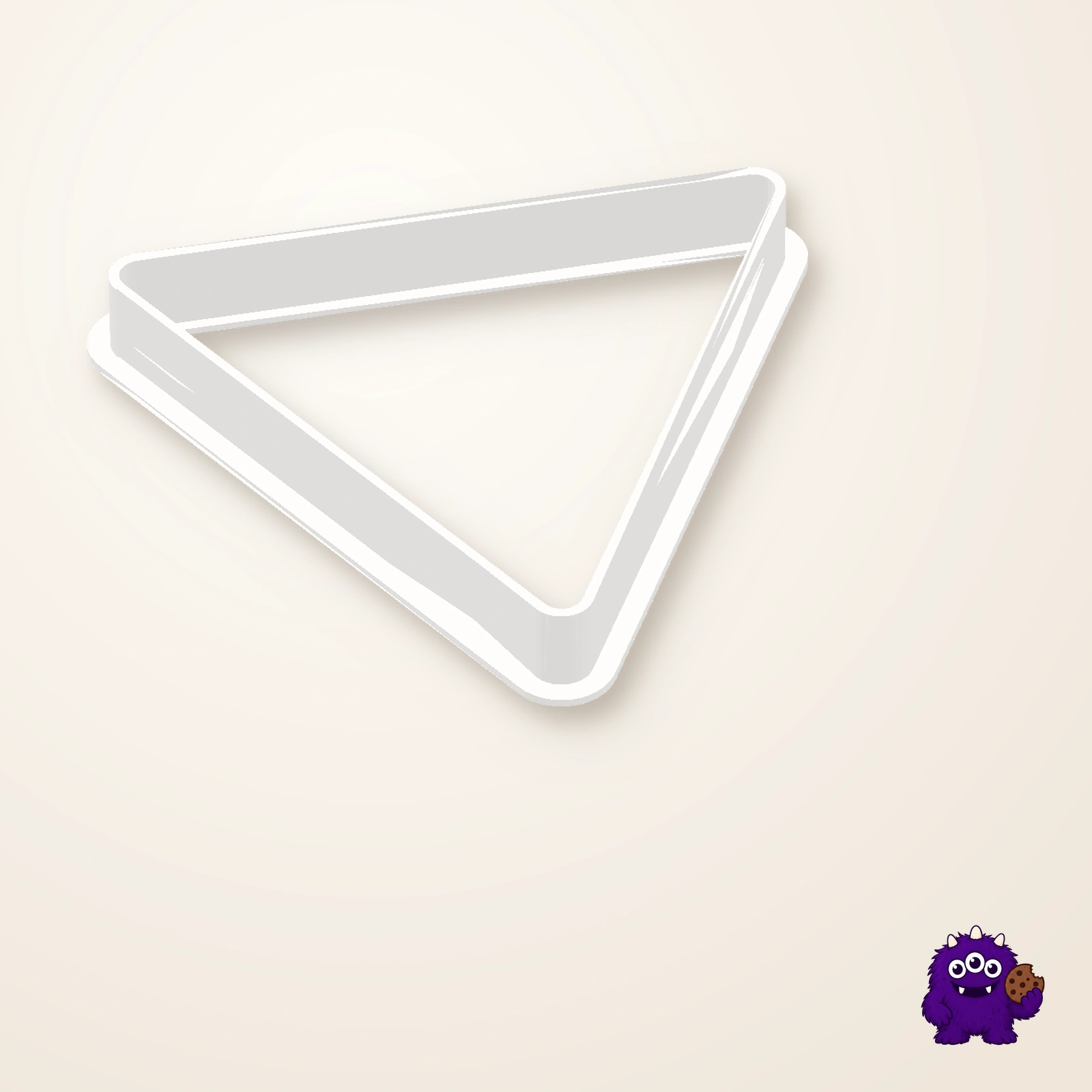 Equilateral Triangle Cookie Cutter product view