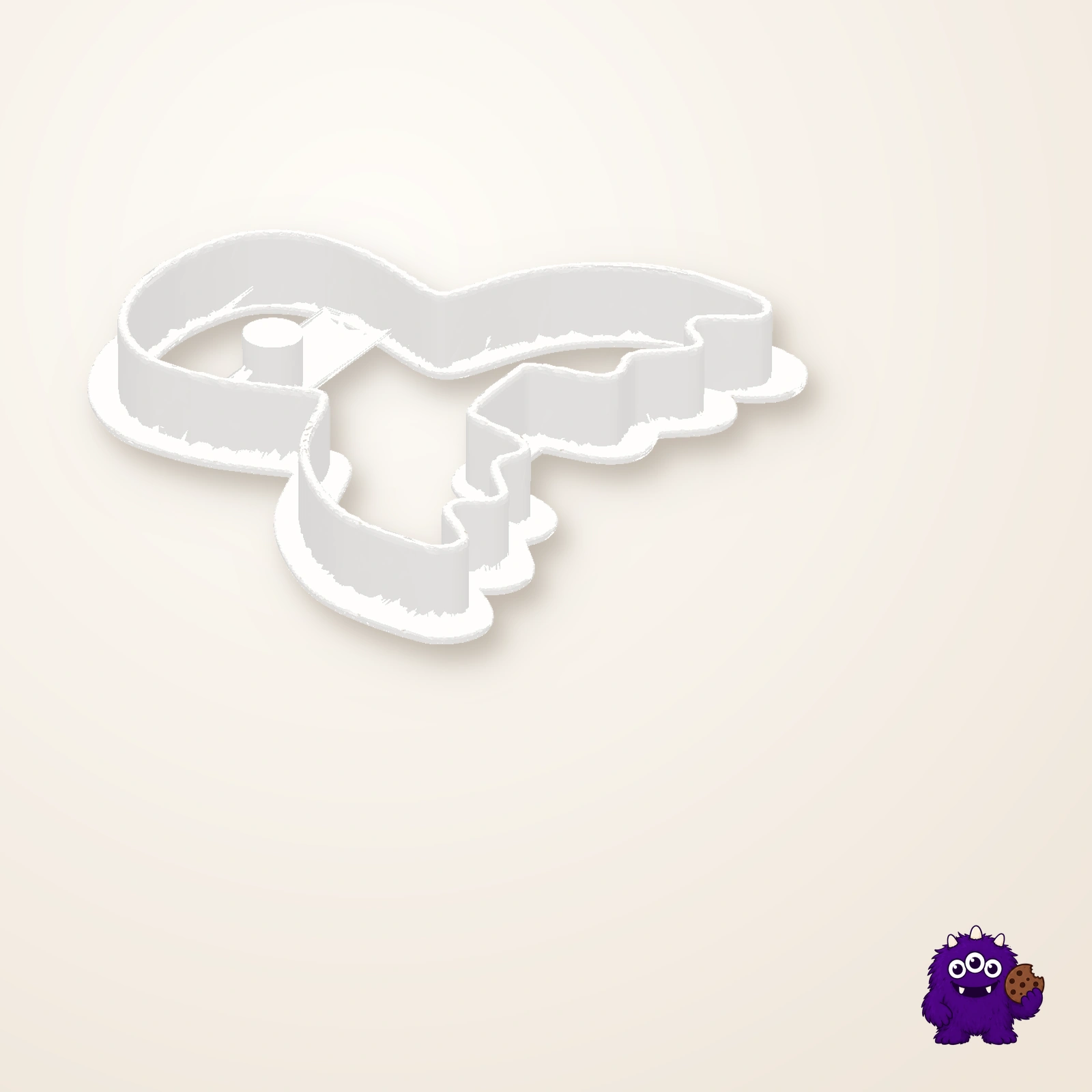 Reindeer Cookie Cutter alternate view