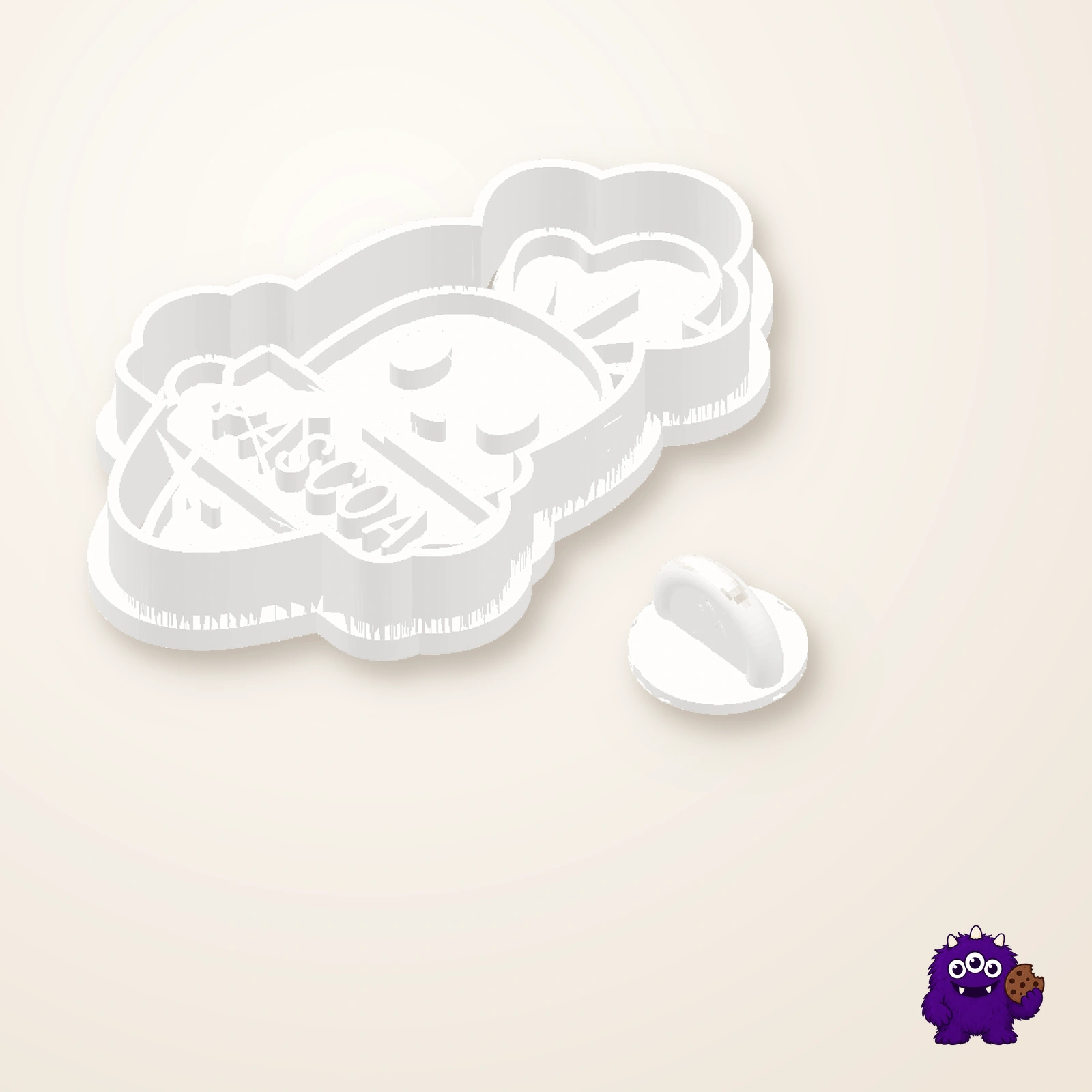 Sign-Holding Carrot Cookie Cutter and Detail Press Set product view