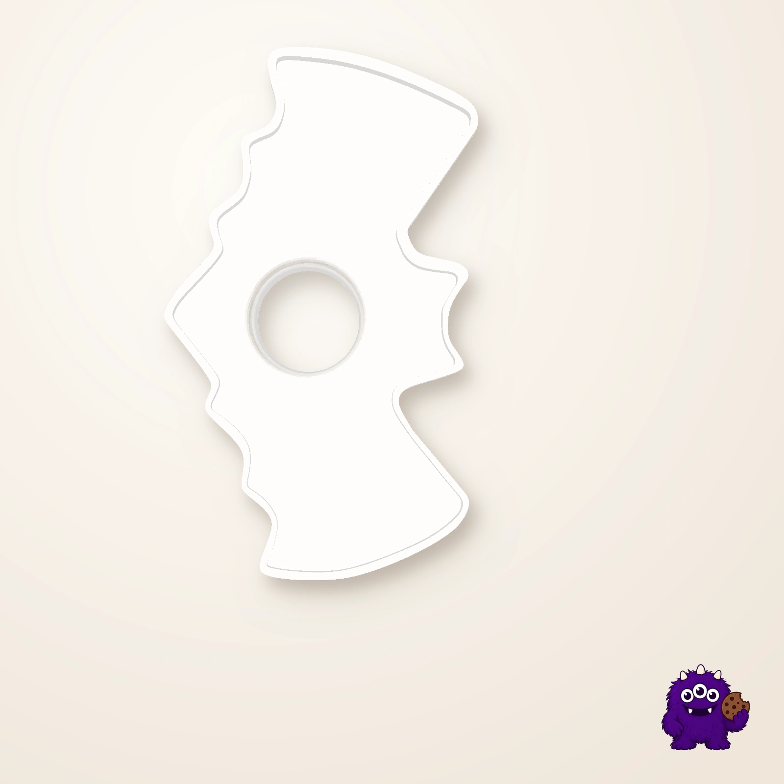 Halloween Bat Cookie Cutter top and package contents view