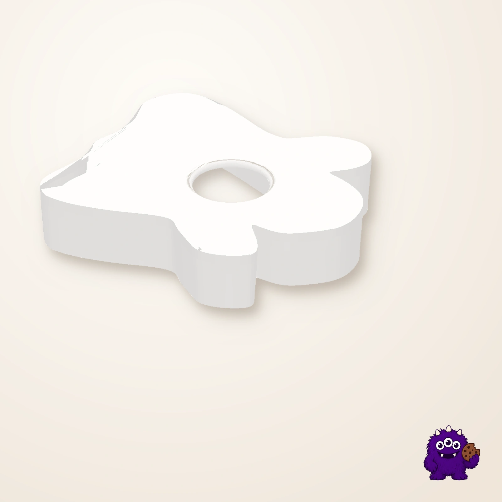 Halloween Ghost Cookie Cutter alternate view