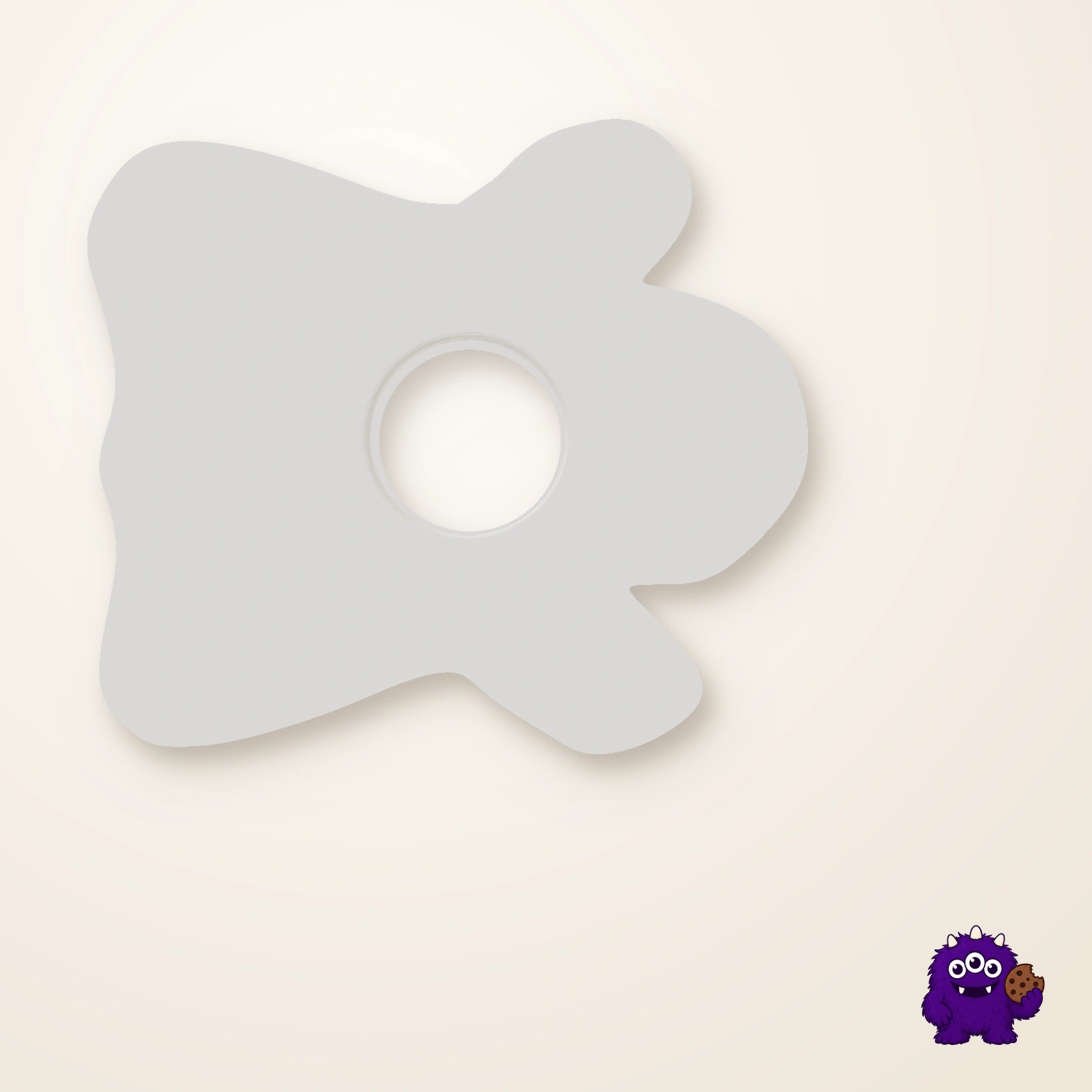 Halloween Ghost Cookie Cutter top and package contents view