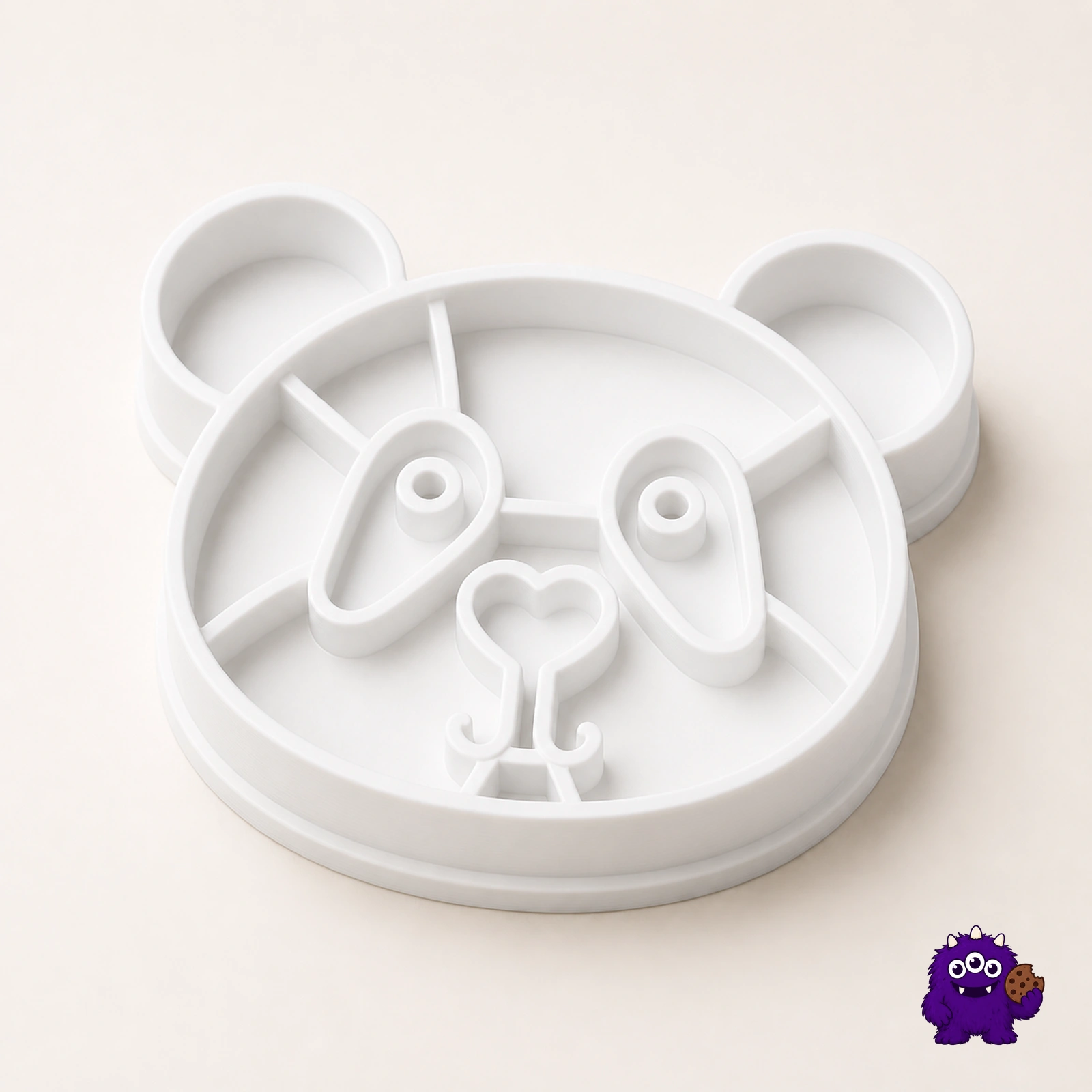 Panda cookie cutter studio product view