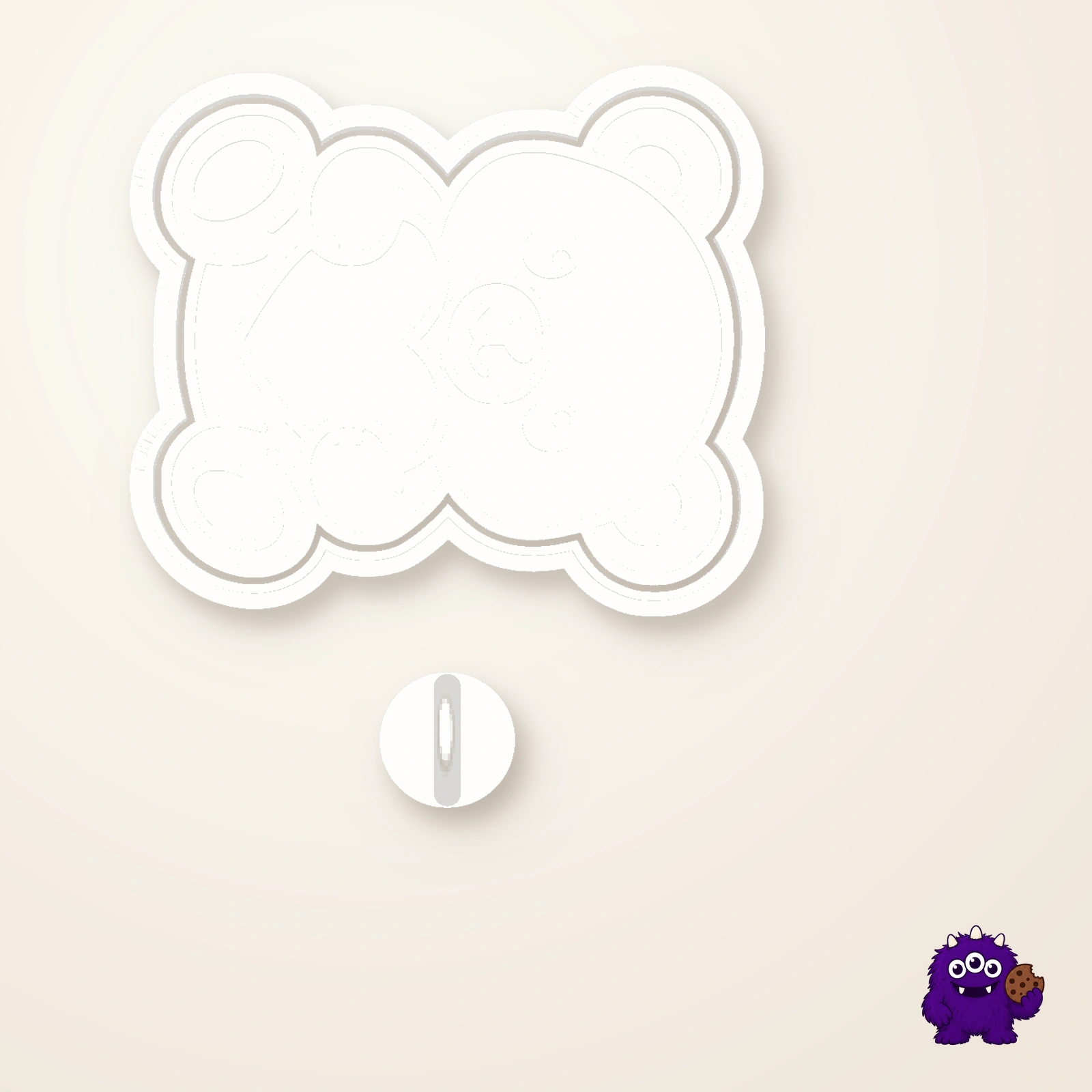 Bear Holding Heart Cookie Cutter and Detail Press Set top and package contents view