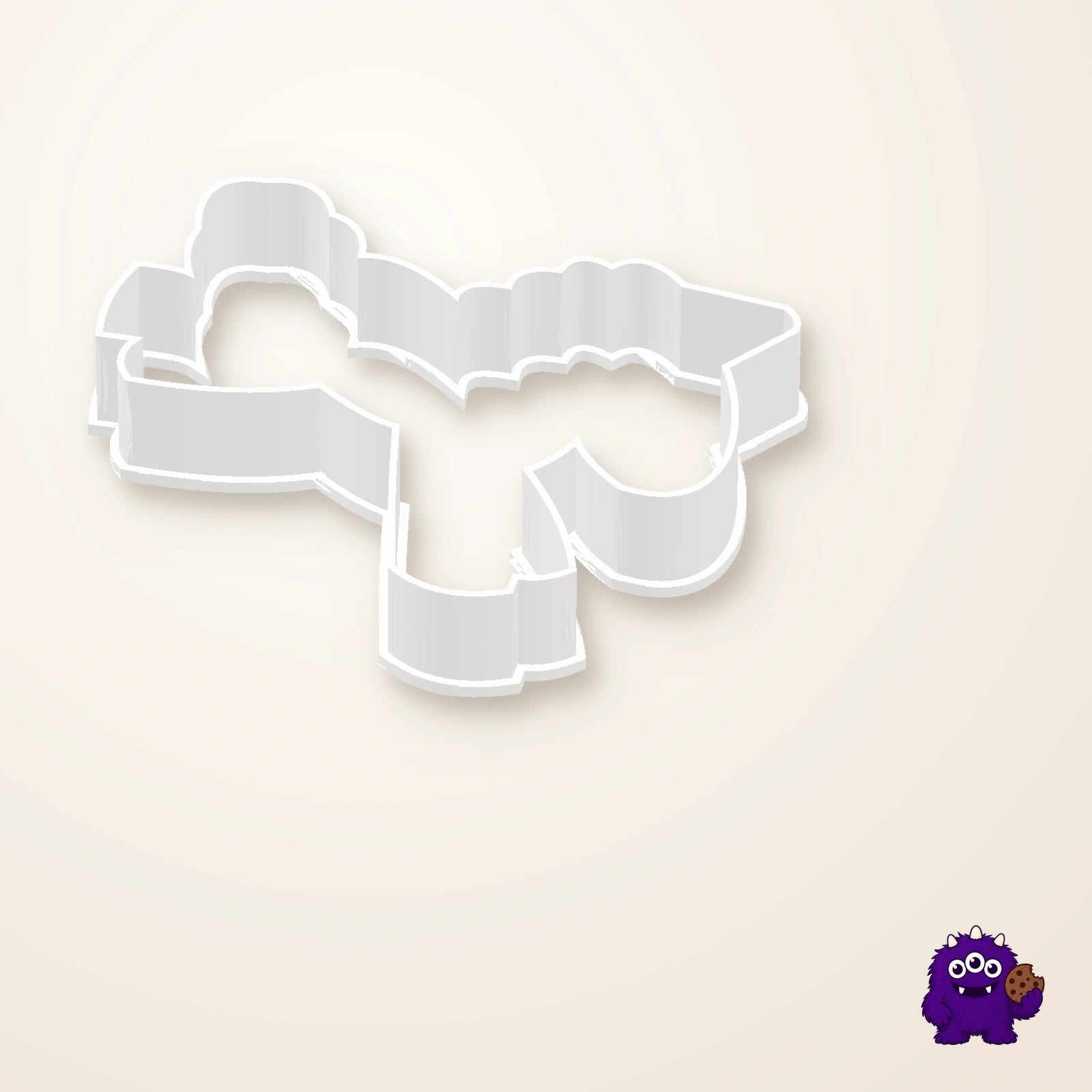 Jumping Unicorn Cookie Cutter product view