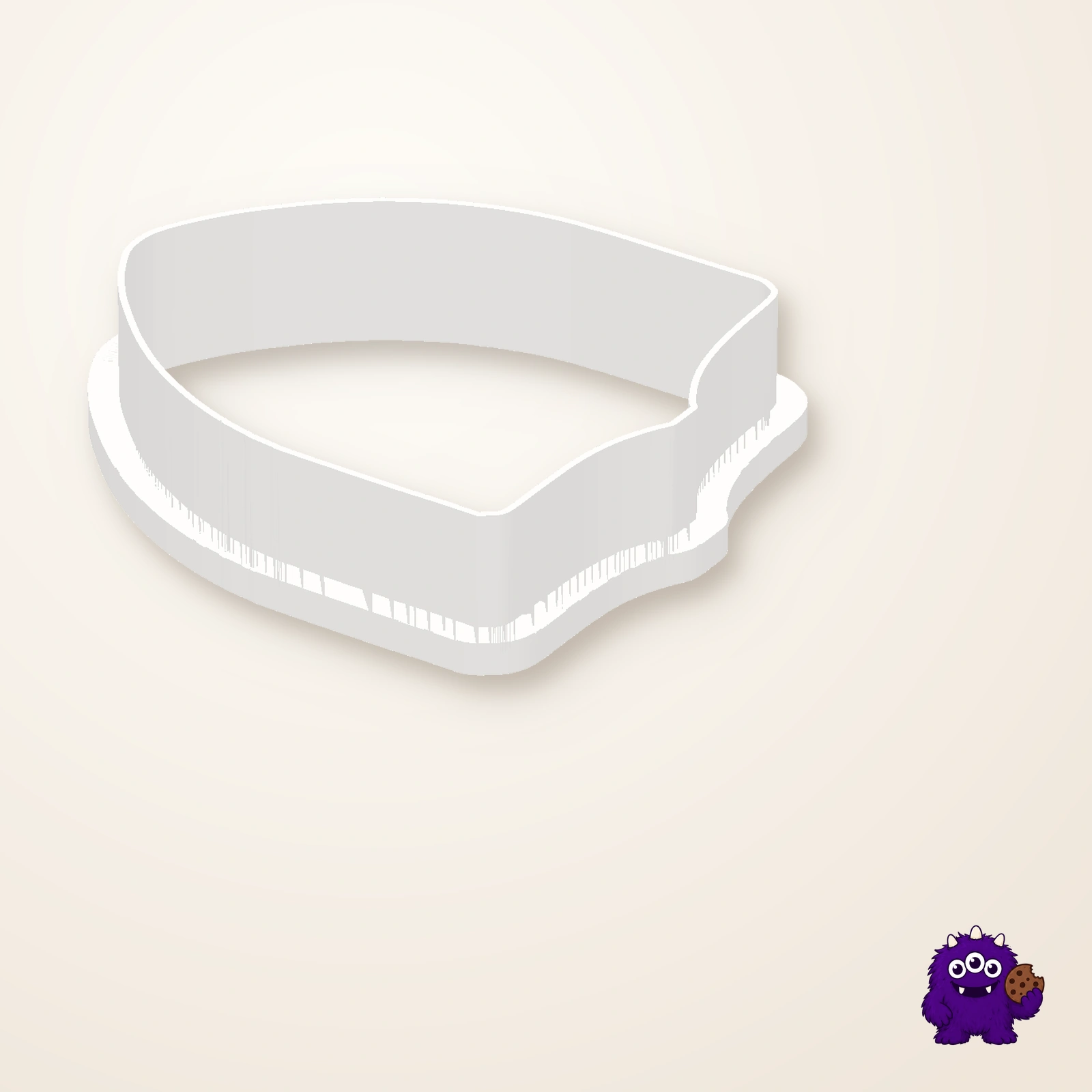 Shield Cookie Cutter alternate view