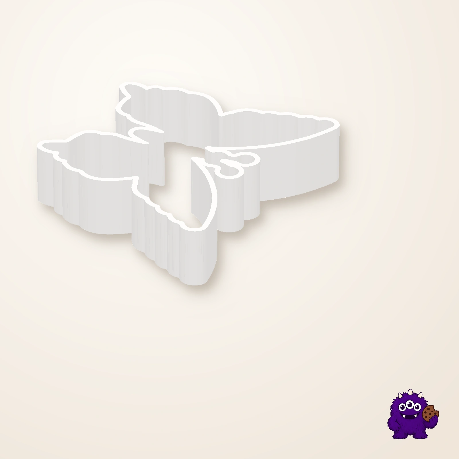 Butterfly Cookie Cutter alternate view