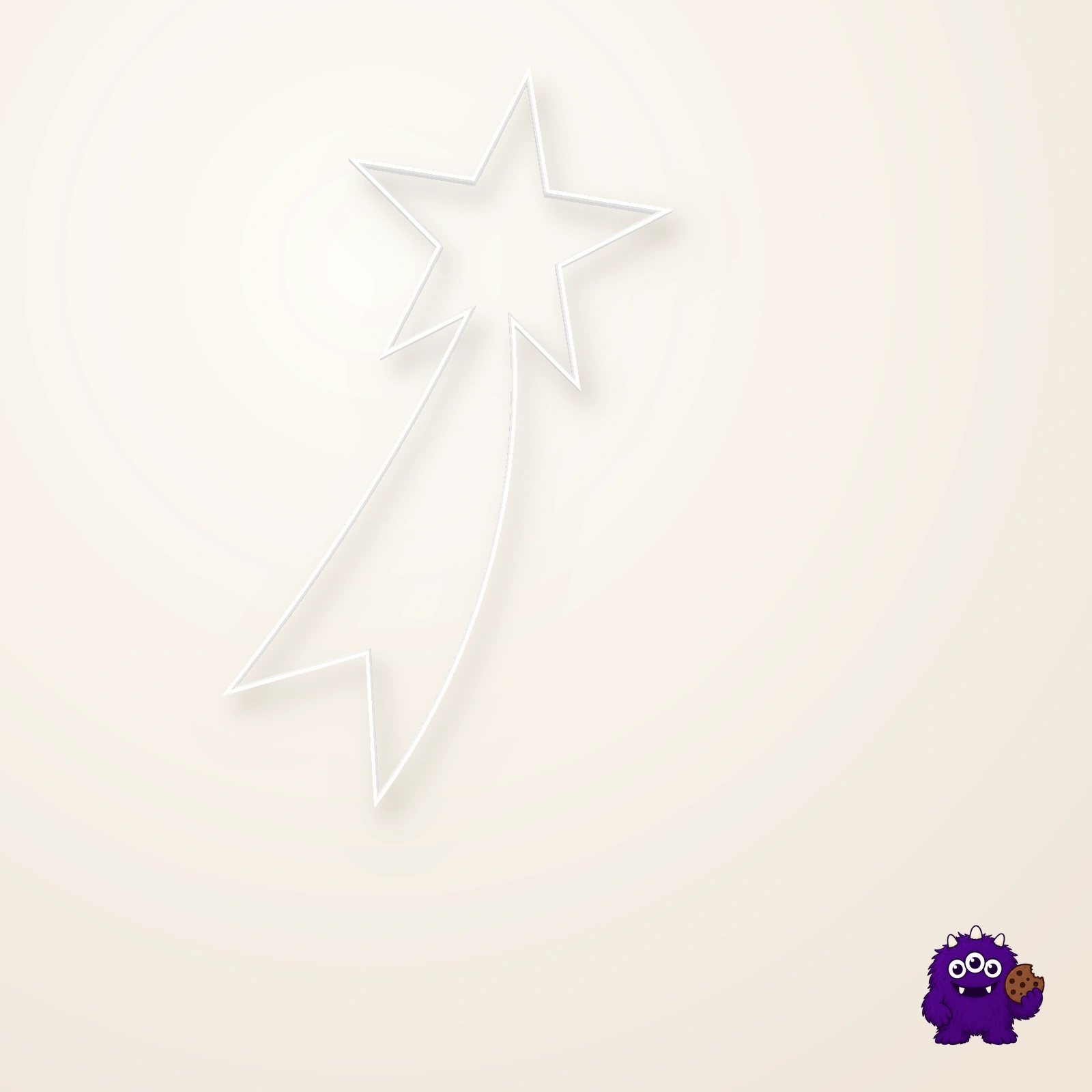 Christmas Star Design 2 Cookie Cutter top and package contents view