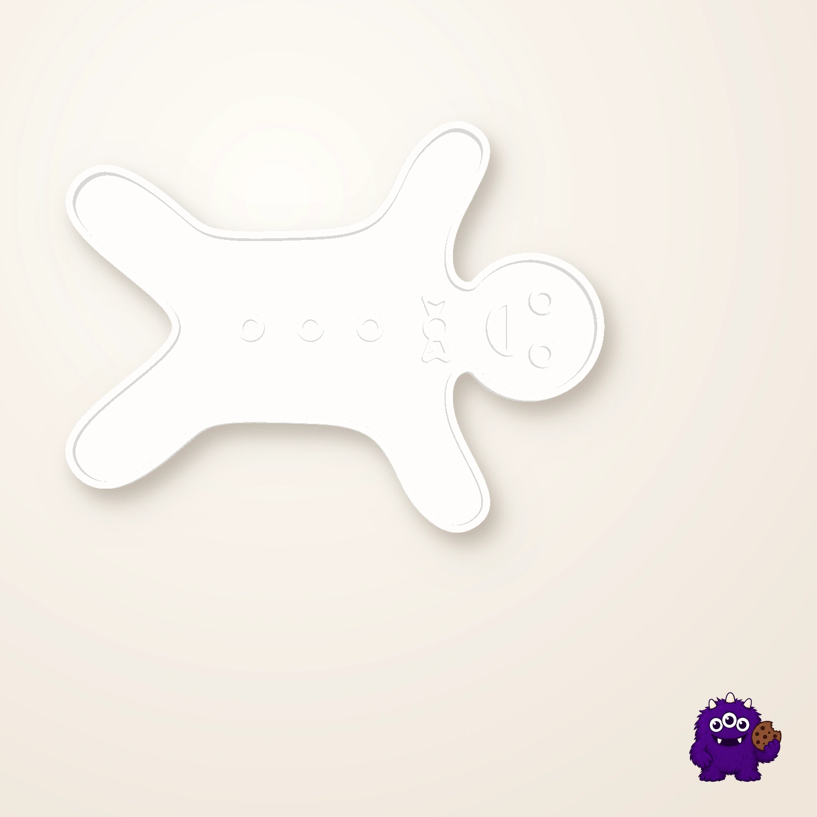 Gingerbread Person Cookie Cutter top and package contents view