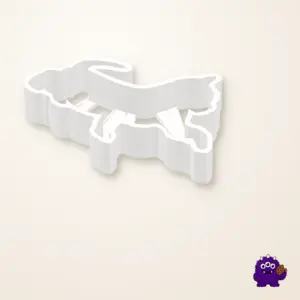 Curled Cat Design 3 Cookie Cutter product view