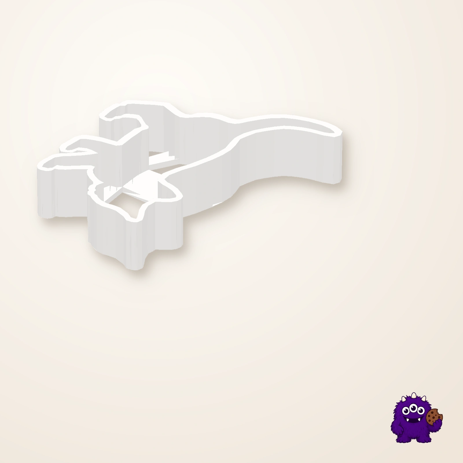 Cat Design 5 Cookie Cutter alternate view