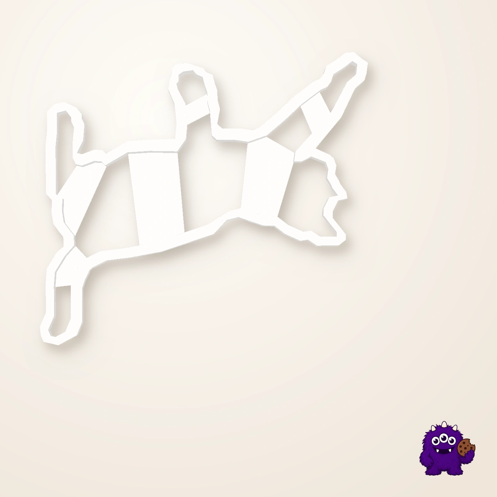 Cat Design 6 Cookie Cutter top and package contents view