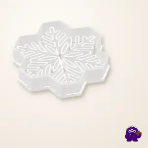 Detailed Snowflake Design 3 Cookie Cutter product view