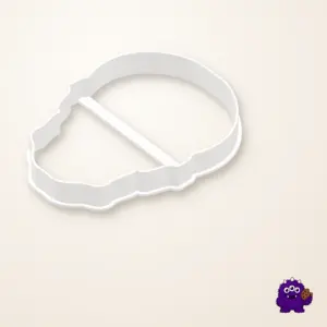 Skull Outline Design 2 Cookie Cutter product view