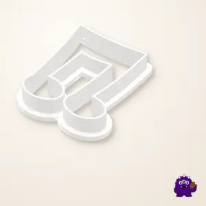 Double Music Note Cookie Cutter product view