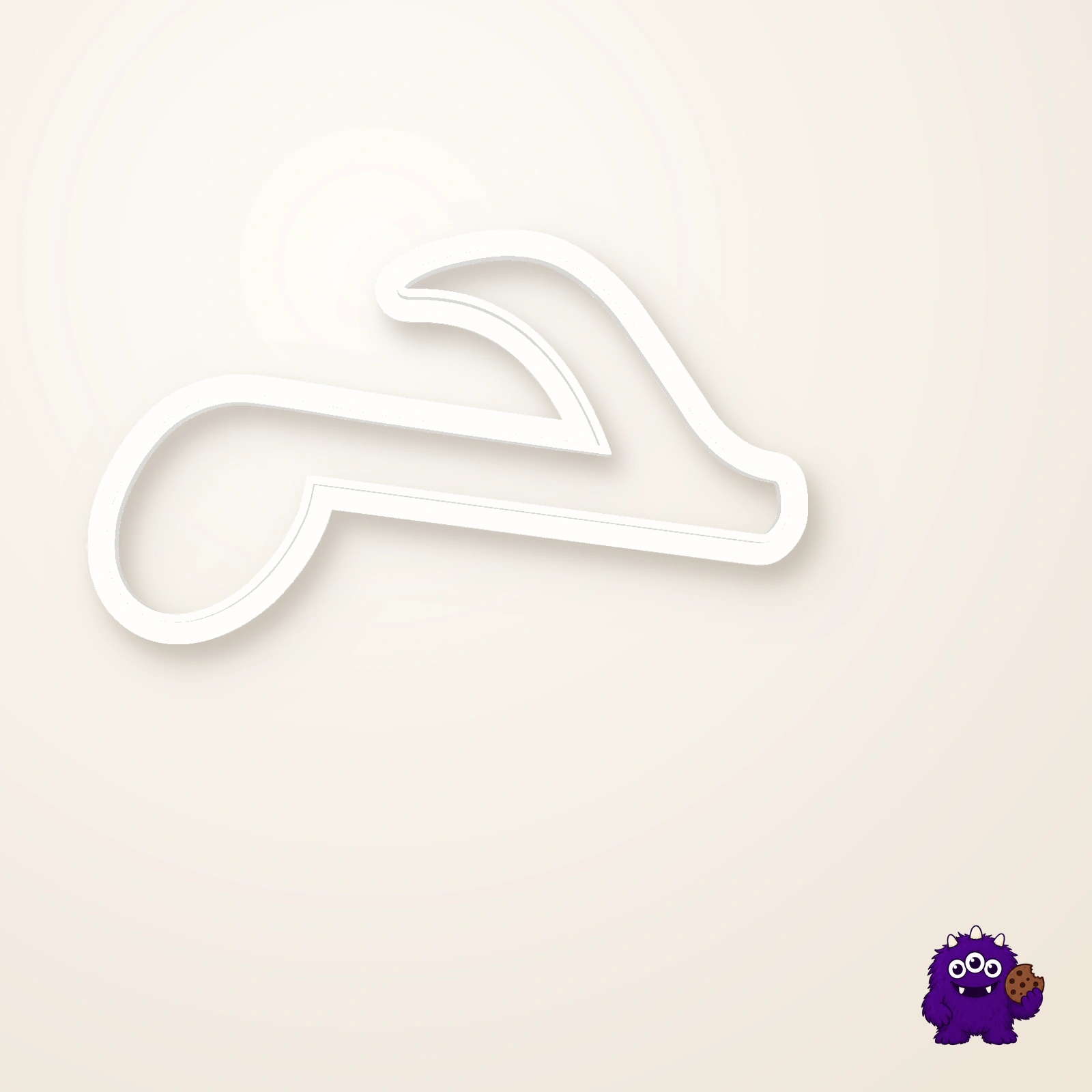 Single Music Note Cookie Cutter top and package contents view