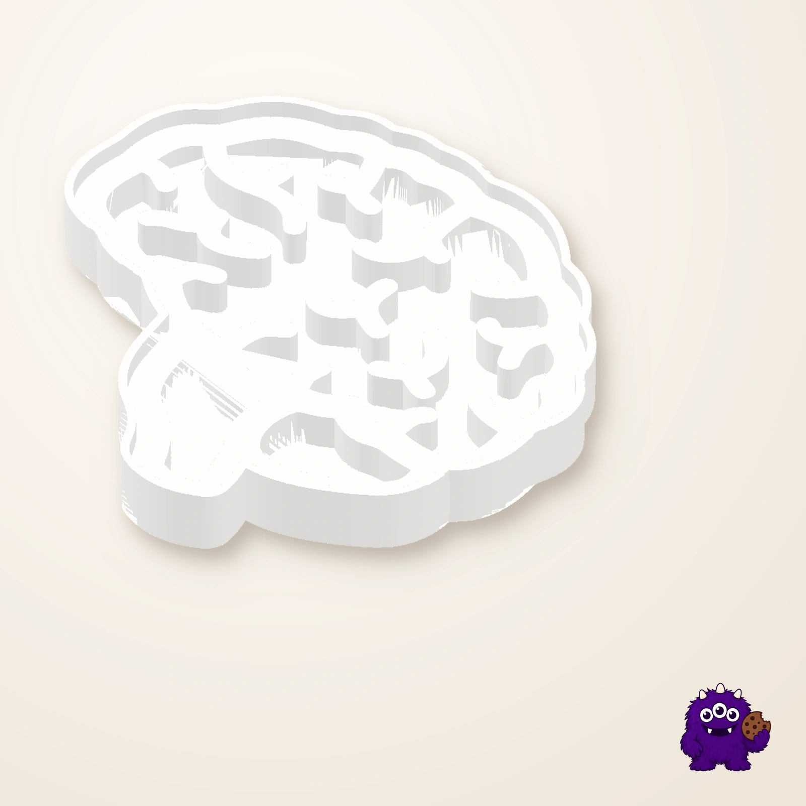 Brain Cookie Cutter product view