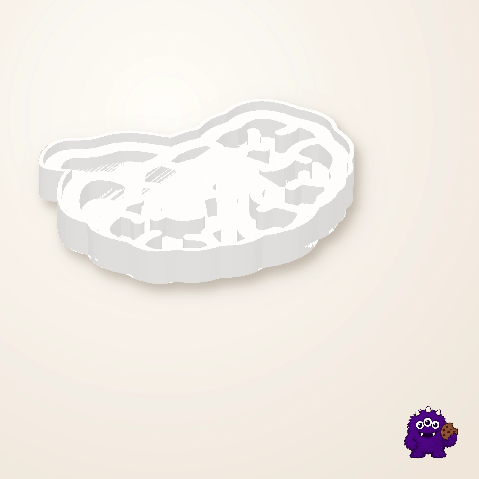 Brain Cookie Cutter alternate view