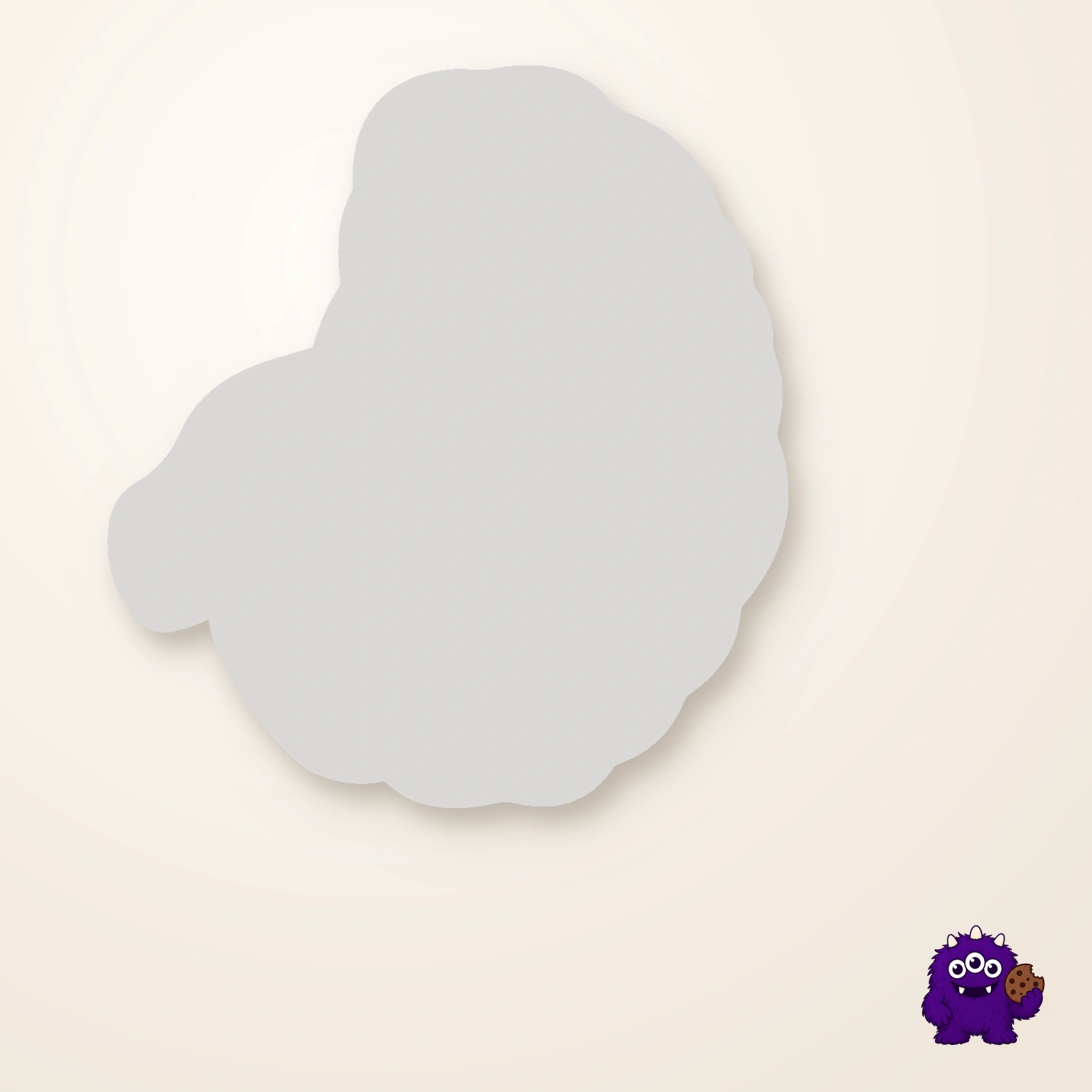 Brain Cookie Cutter top and package contents view