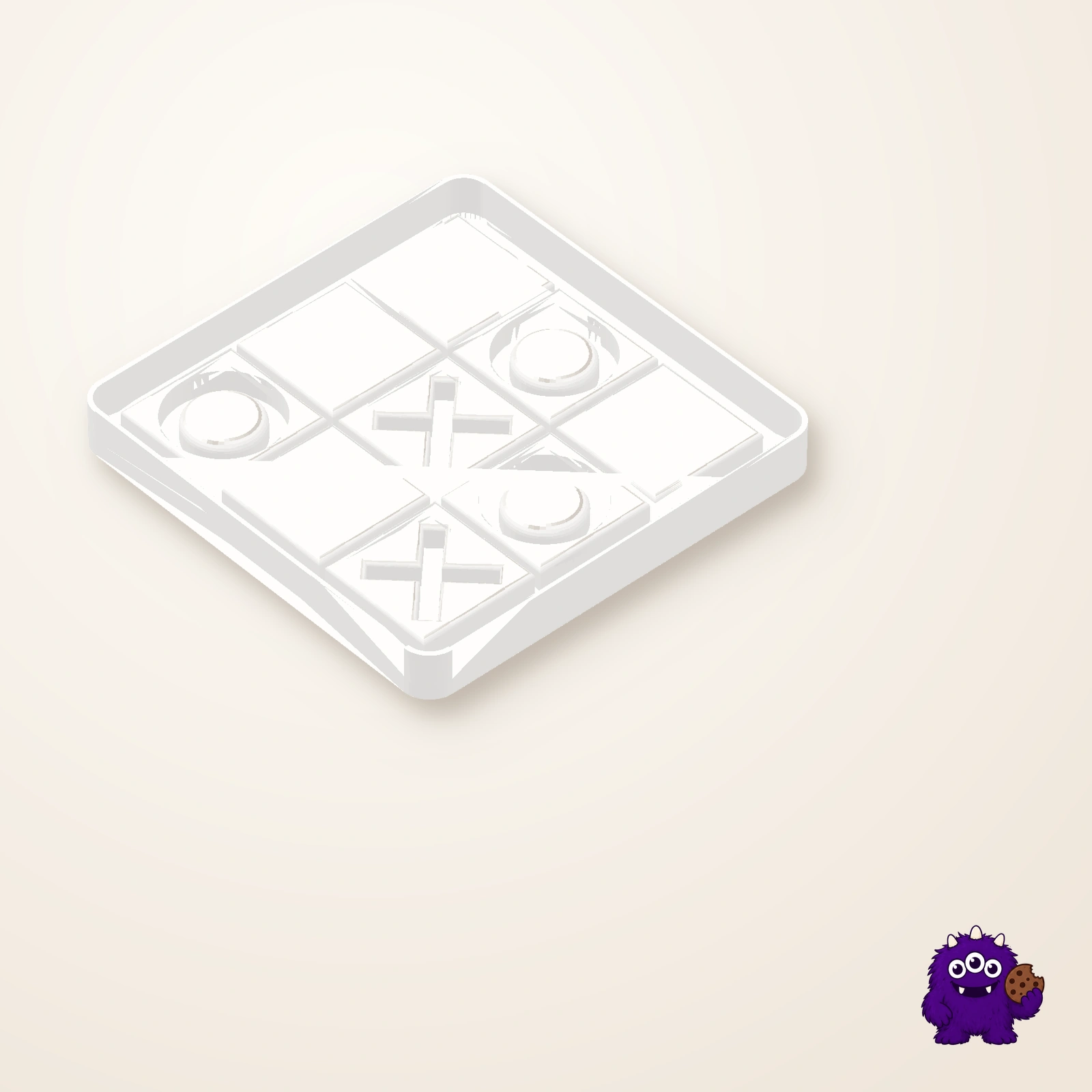 Tic Tac Toe Cookie Cutter product view