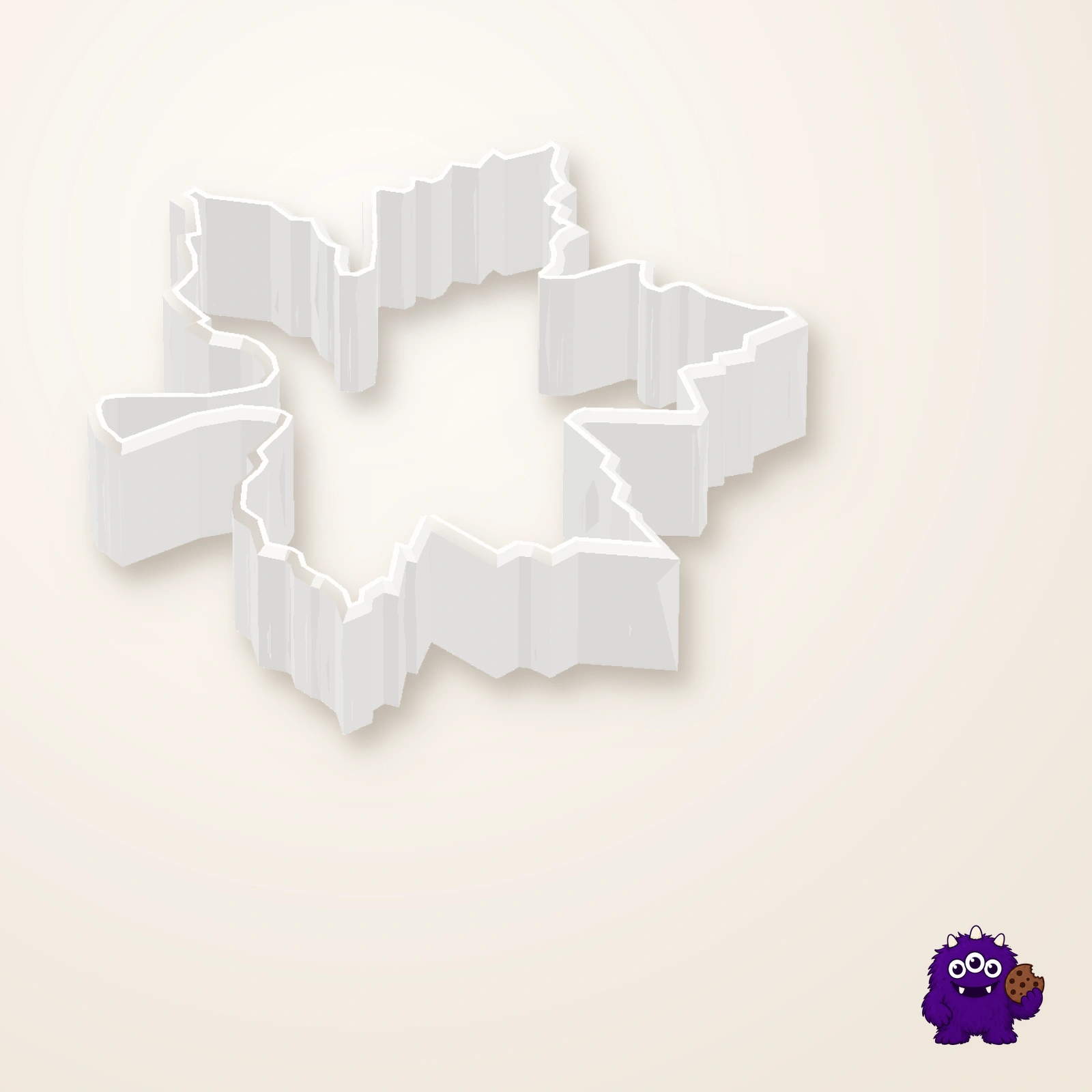 Maple Leaf Cookie Cutter product view