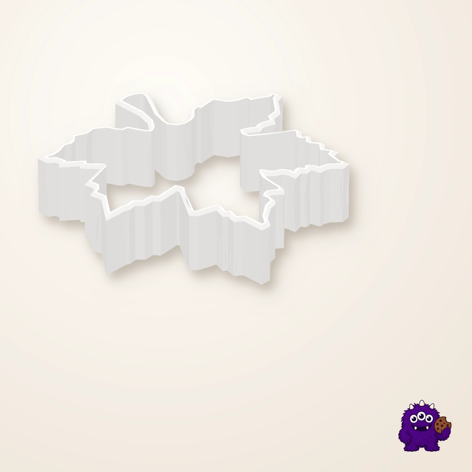 Maple Leaf Cookie Cutter alternate view